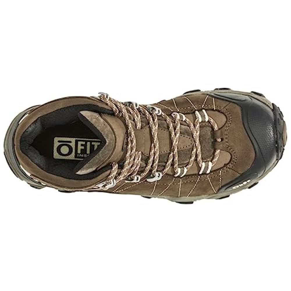Oboz Women's Bridger Mid B-DRY Waterproof Hiking Boots - Lightweight & Durable for Outdoor Adventures, Trail Walking & Backpacking