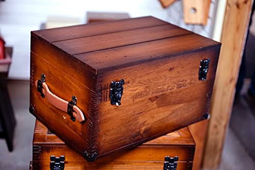 Handcrafted Wooden Keepsake Box with Lid - Decorative Memory Chest for Jewelry, Photos & Mementos | Wedding, Anniversary & Baby Shower Gift Idea