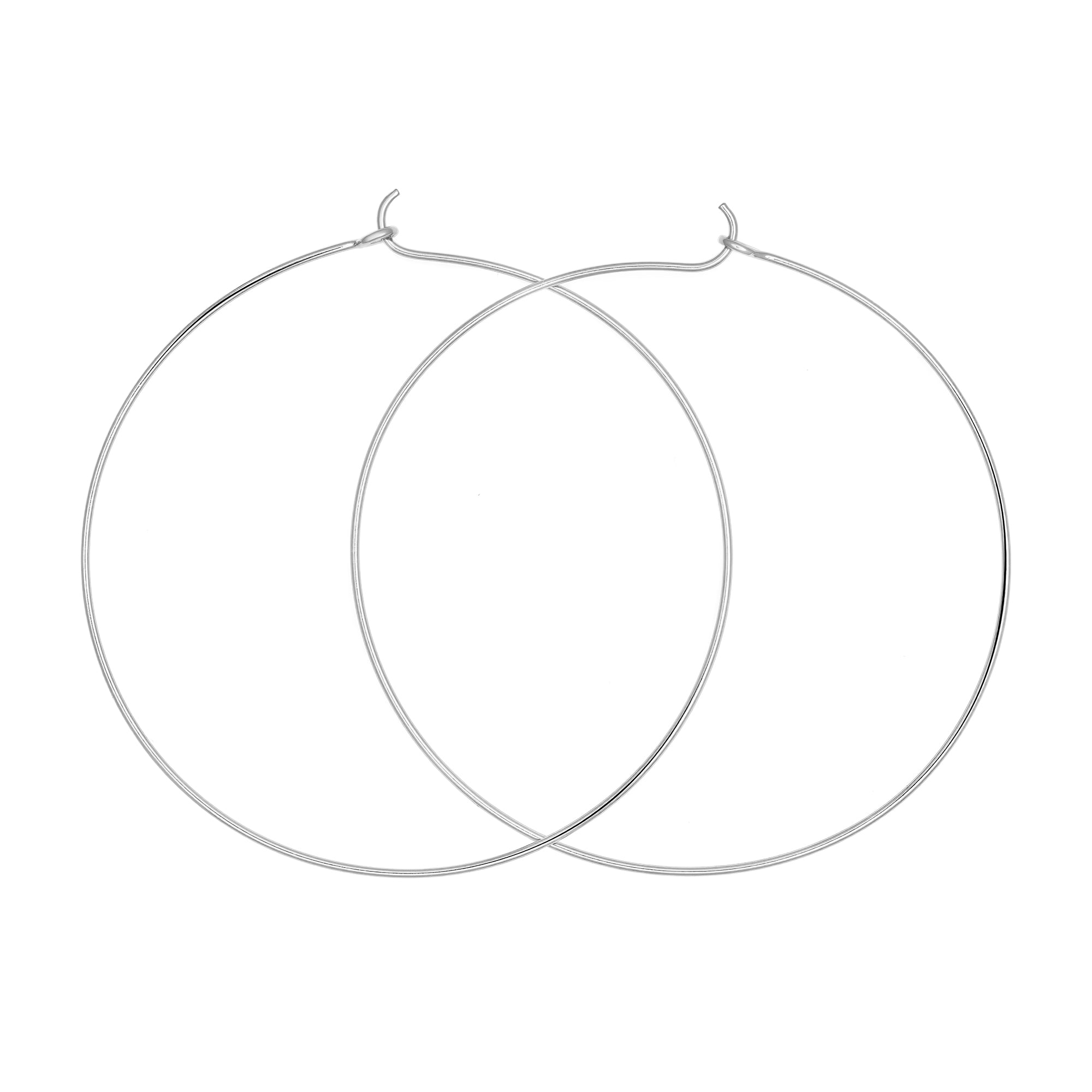 Grande Fine Hoops - 14K Gold Plated Elegant Hoop Earrings for Women | Perfect for Parties, Weddings & Everyday Wear