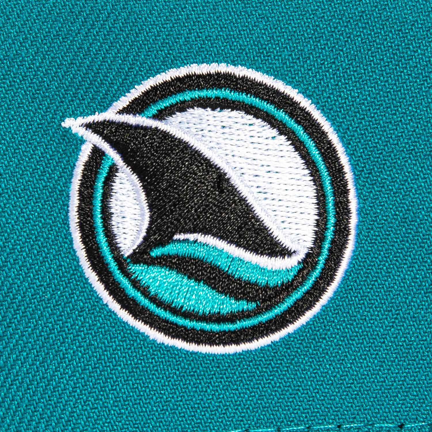 New Era 9Forty A-Frame Snapback Hat with San Jose Sharks Logo & SJ Sharkie Mascot Patch - Teal & Black - Perfect for Baseball Games, Sports Events & Streetwear Fashion