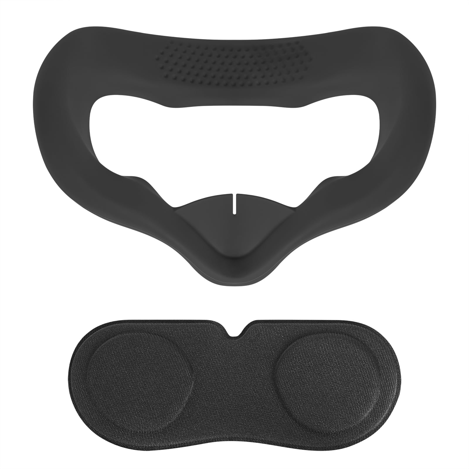 Geekria VR Face Mask & Lens Cover Compatible with Meta Quest 3 - Sweatproof Silicone Face Cushion & Protective Cover - Full VR Protection (Black) - Perfect for Gaming, Fitness & Immersive Virtual Reality Experiences
