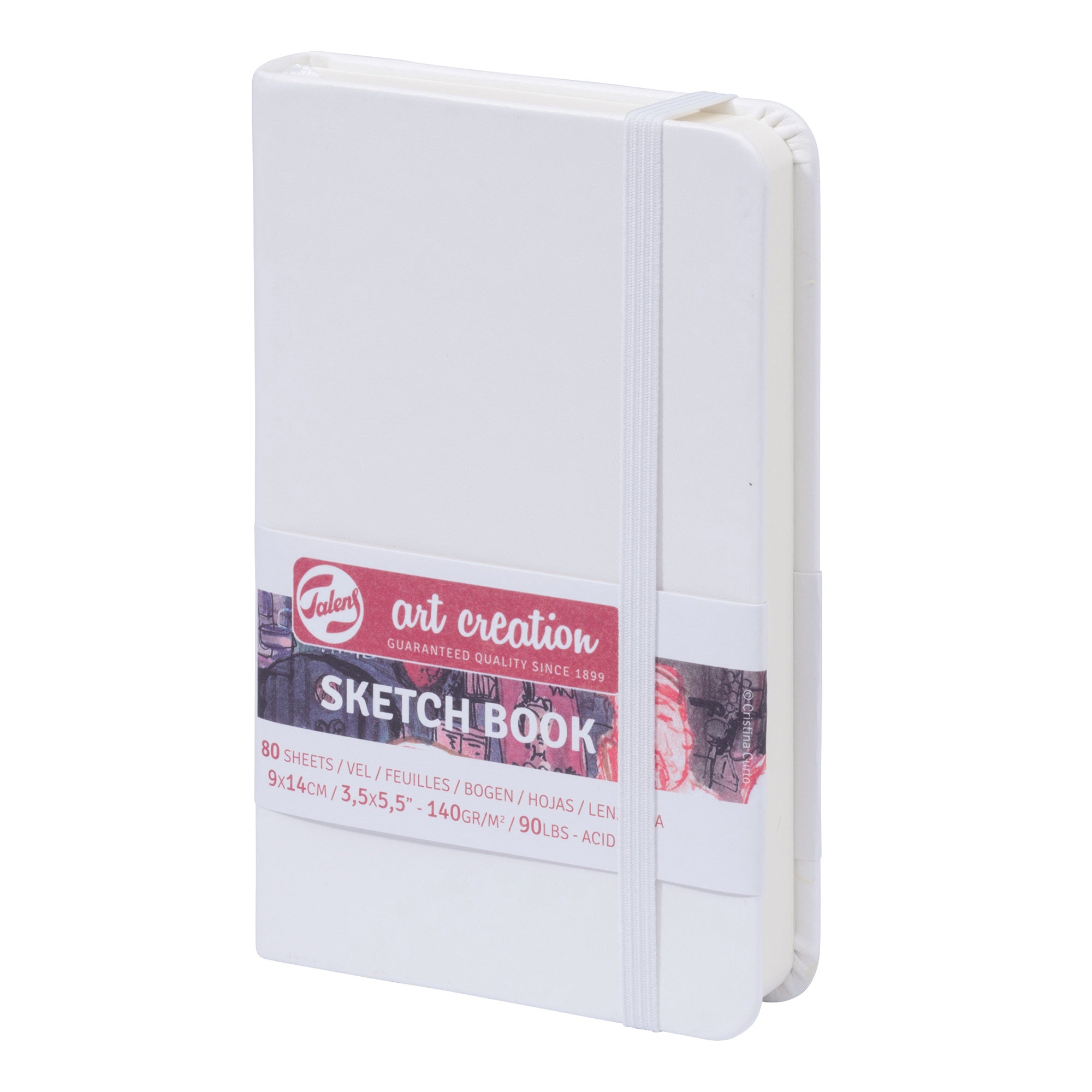 Premium Sketchbook for Artists - 100gsm White Paper, Acid-Free, Ideal for Drawing, Sketching & Watercolor - Perfect for Studio, Travel & Art Classes