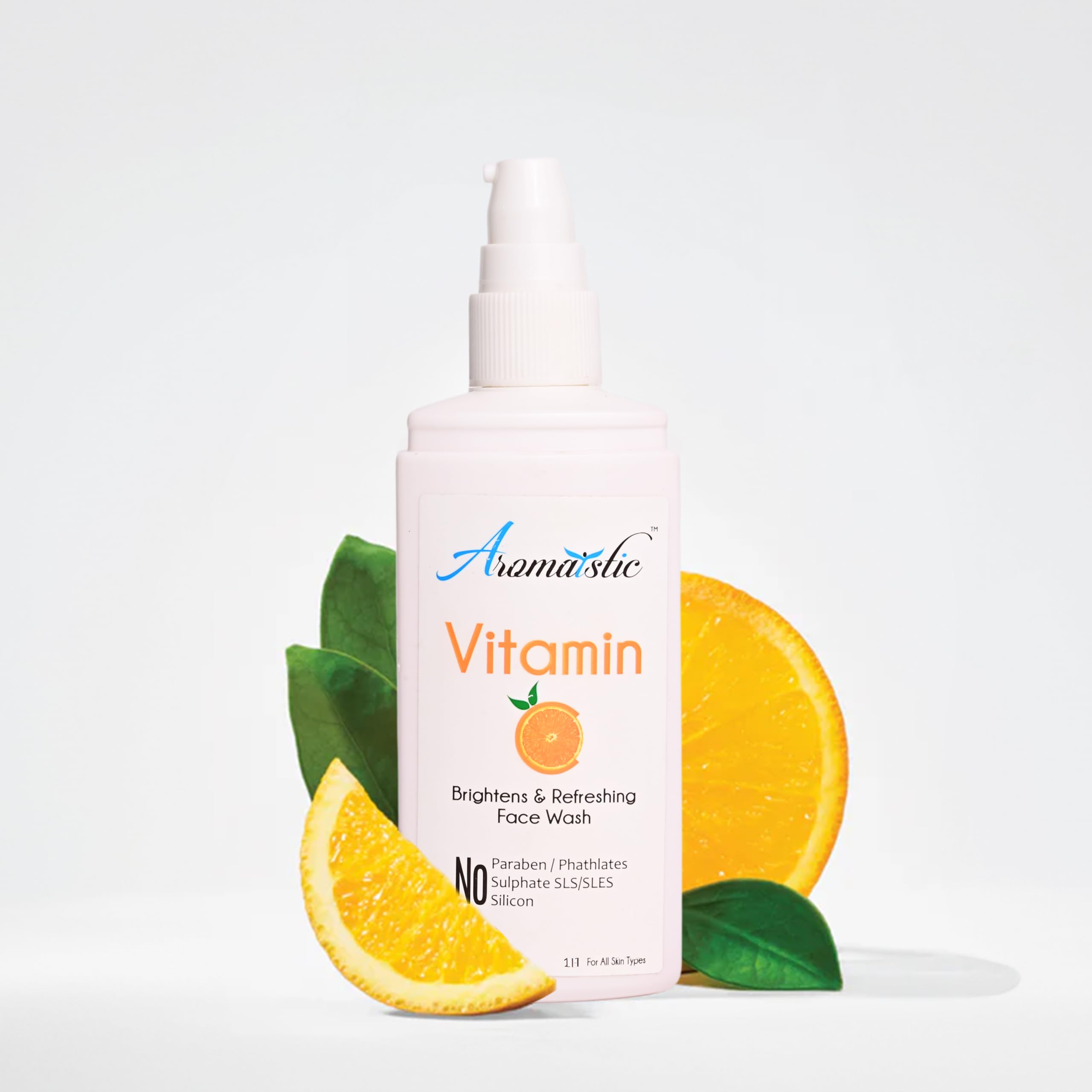 Vitamin C Face Wash with Niacinamide for Men & Women - Acne Treatment, Anti-Aging & Brightening Facial Cleanser | Paraben & Sulfate Free | Daily Skincare for Dry, Sensitive & Oily Skin Types | Perfect for Morning & Night Routine