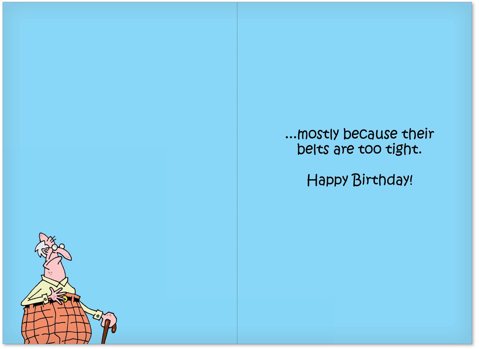 NobleWorks 1295 Funny Chest Pains Birthday Card with Envelope - Humorous Get Well Card for Friends, Family & Coworkers - Perfect for Birthday Gags, Office Pranks & Lighthearted Celebrations