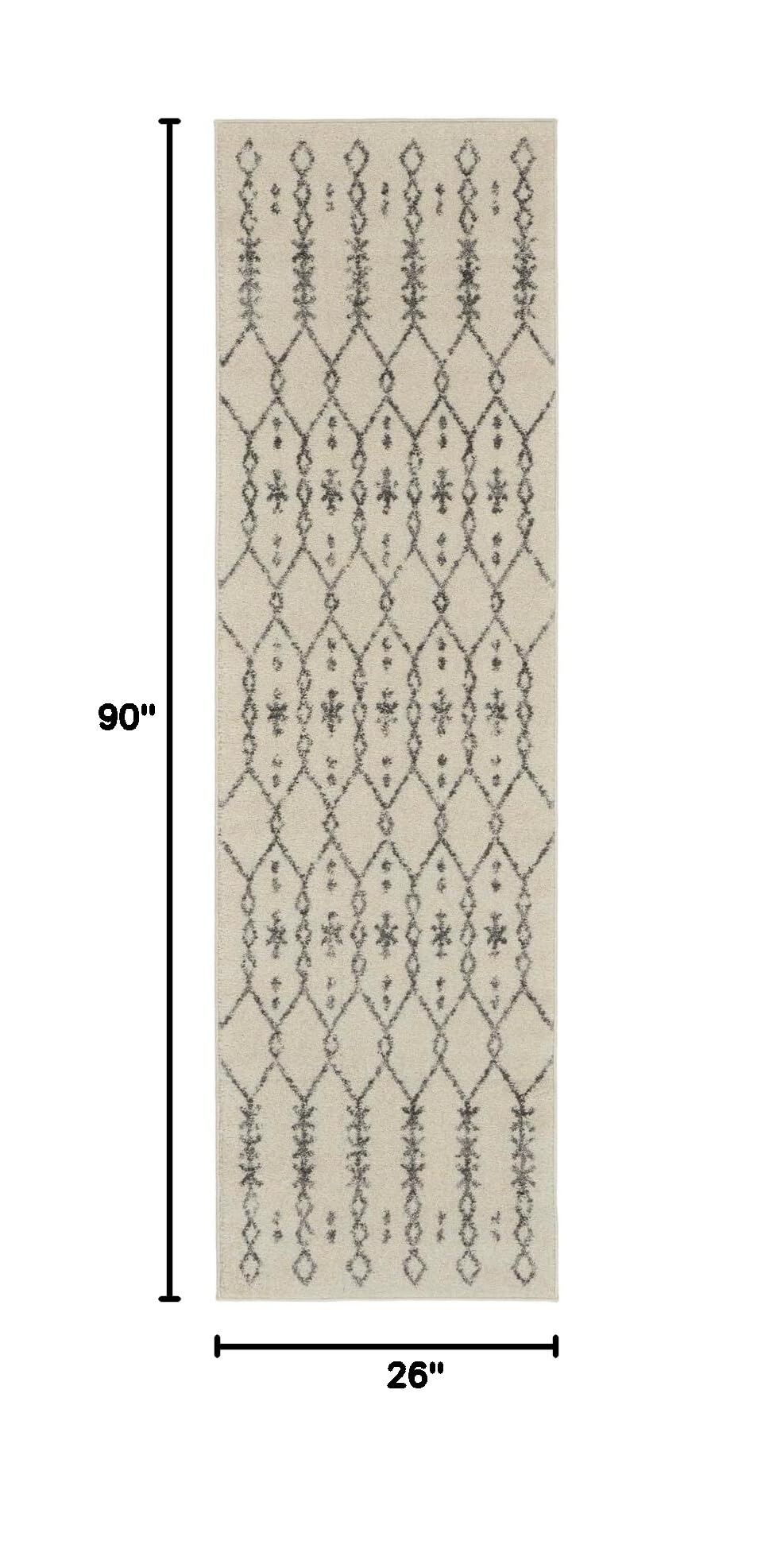 Nourison Passion Transitional Ivory/Grey 2'2