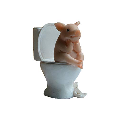 Toilet Thinking Pig