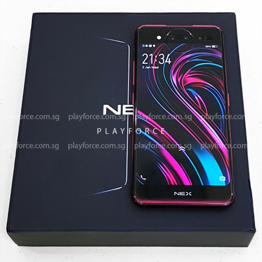 Vivo Nex Dual Display Smartphone - 128GB Storage, Purple Color | Dual Screen Android Phone for Gaming, Photography & Multitasking