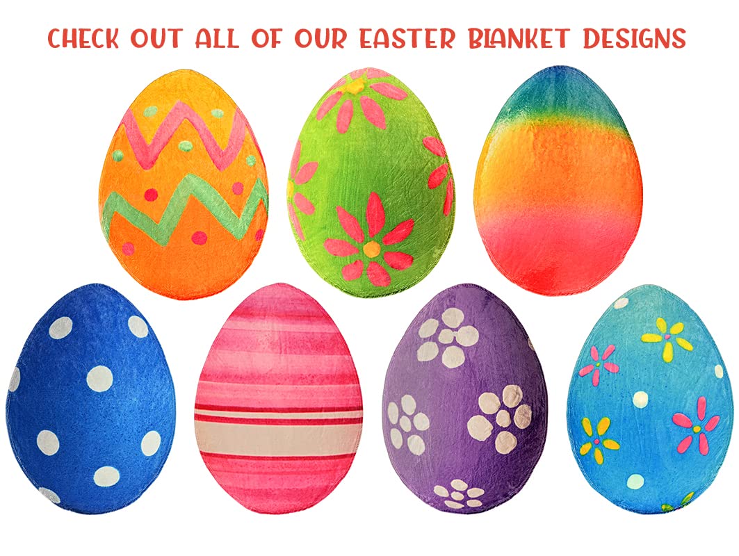 Easter Egg Shaped Blanket 60