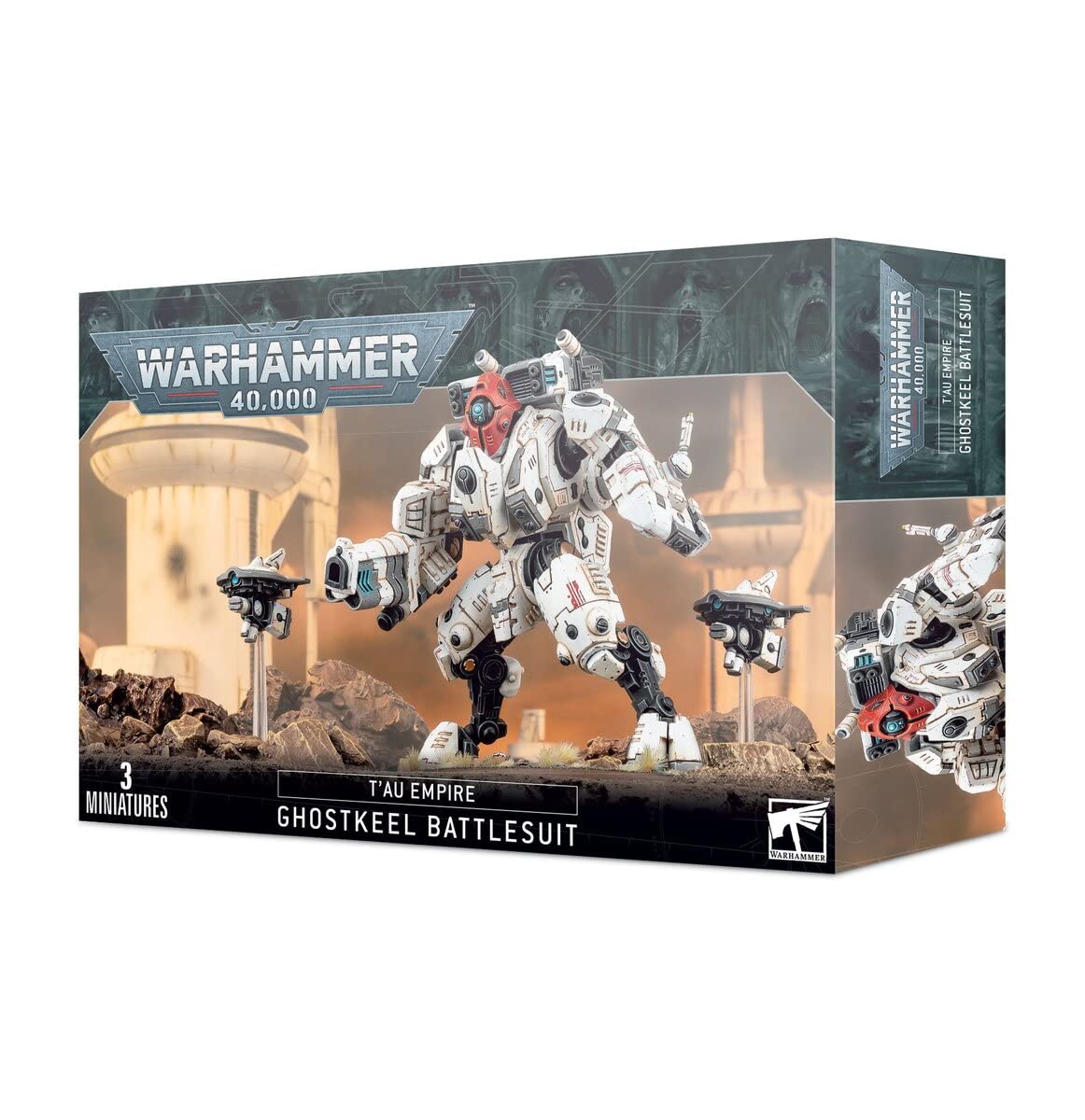 Games Workshop Tau XV95 Ghostkeel Battlesuit Plastic Model Kit - Warhammer 40K Miniature for Tabletop Wargaming & Collectors