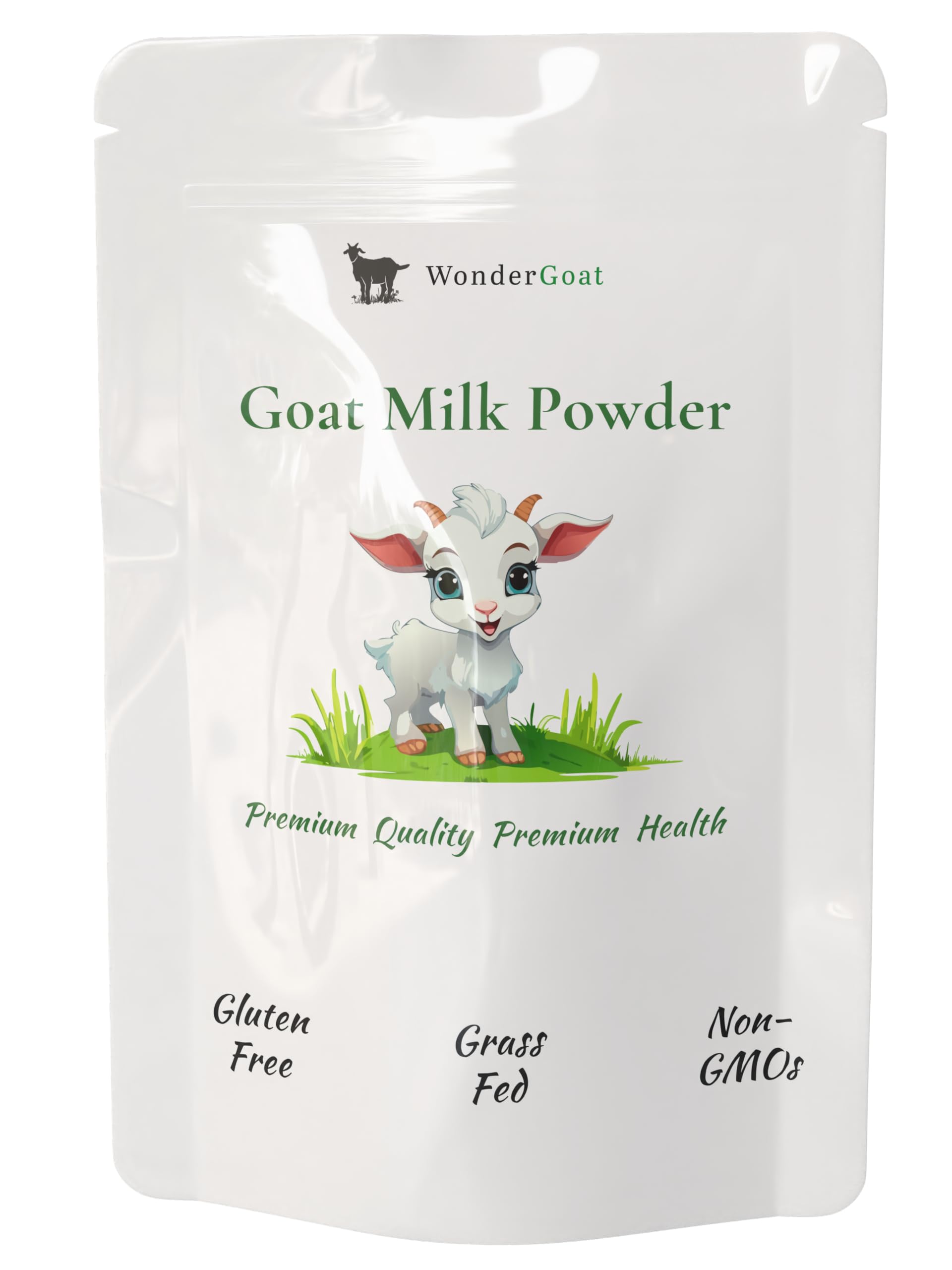 Organic Goat Milk Powder from Netherlands - 100% Grass Fed, Non-GMO, Gluten Free | Rich in Protein, Calcium, Probiotics & Vitamins | Easy to Digest for Adults & Kids | Perfect for Smoothies, Baking & Healthy Nutrition