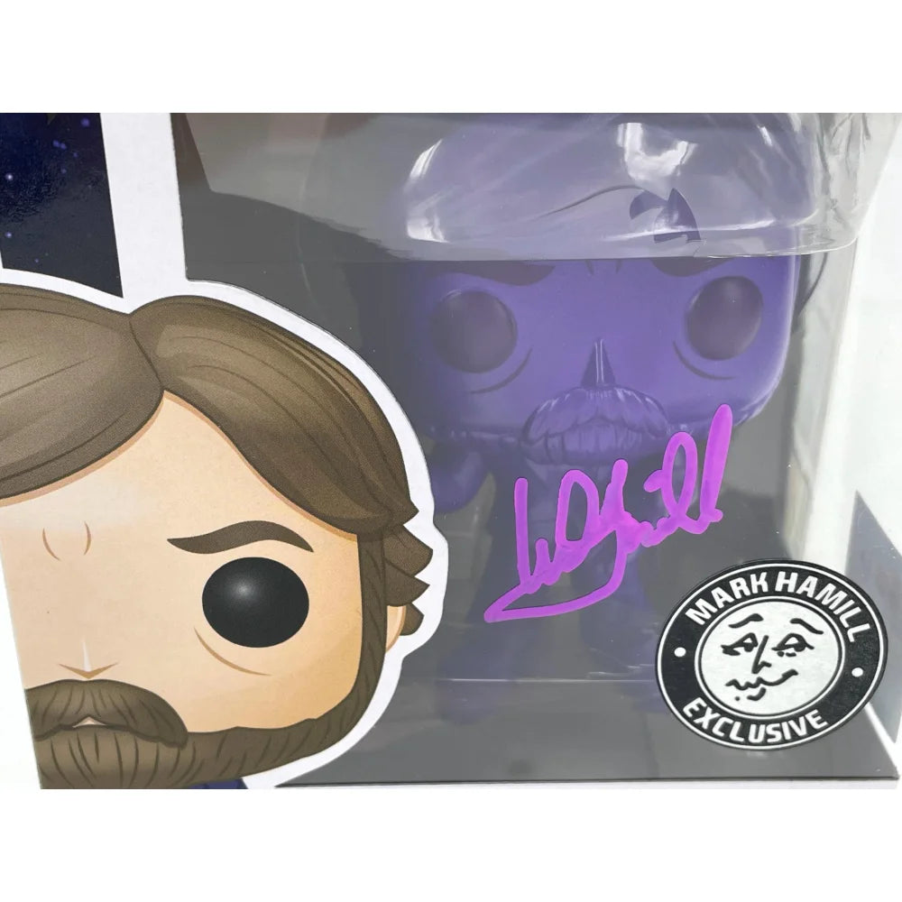 Mark Hamill Autographed Joker Funko Pop #28 Variant with COA - Limited Edition D/100 - Batman Collectible for Display & Gifting
