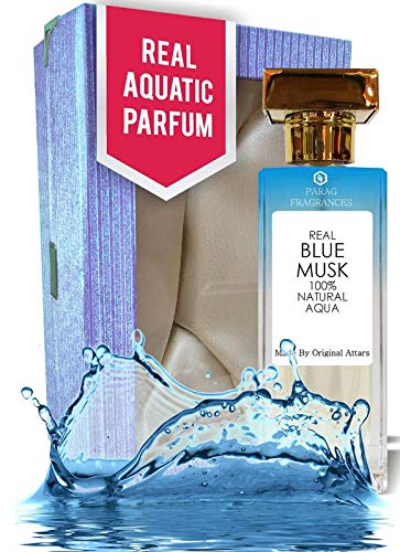 Parag Fragrances Long Lasting Blue Musk Perfume 60ml - Made with Attar & Essential Oils | Premium Eau de Parfum for Men & Women | Perfect for Daily Wear, Office & Special Occasions