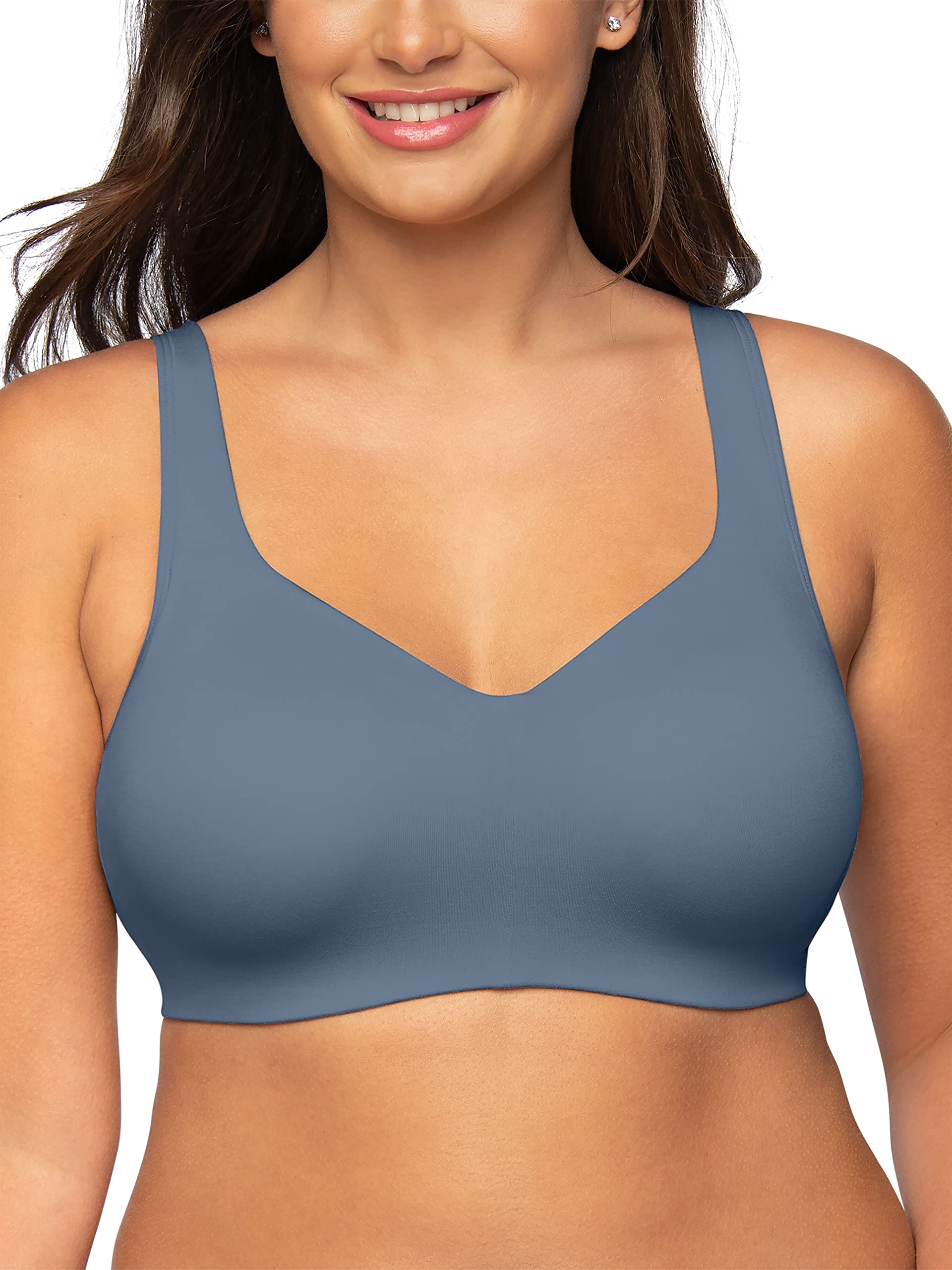 Vanity Fair Women's Wireless Beyond Comfort Bras - Soft Support Full Coverage Underwire-Free Bra (Retired Colors) for Everyday Wear, Work & Relaxation