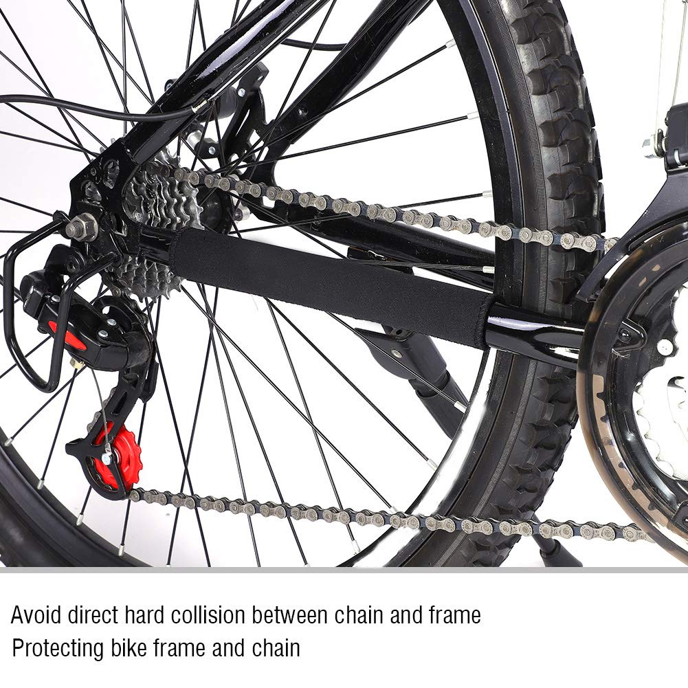 Dioche Bike Frame Protector - 2pcs Cycling Chainstay Guard Stickers (8.7