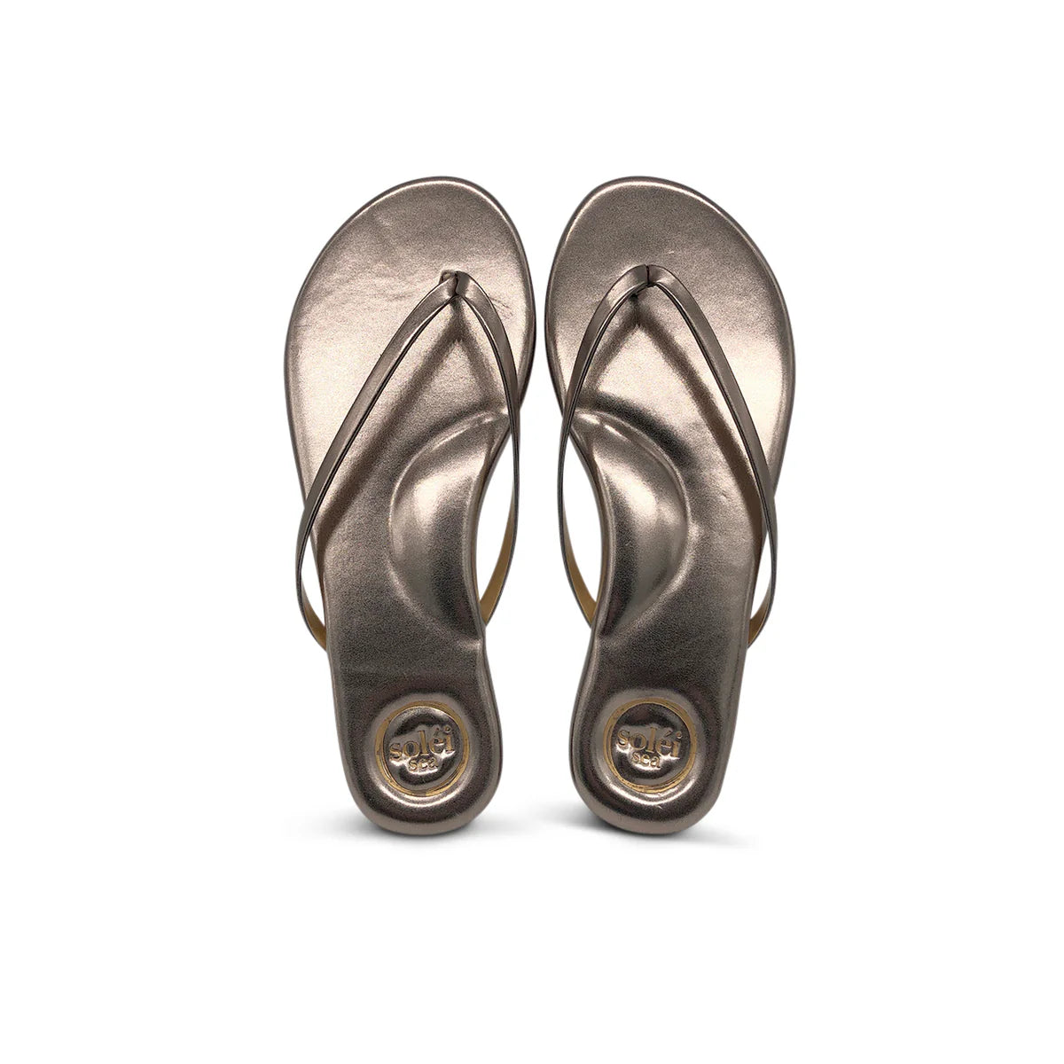Solei Sea Indie Metallic Pewter Sandals for Women - Stylish Summer Beach Wedding Party Shoes | Comfortable Boho Gladiator Sandals for Outdoor Vacations