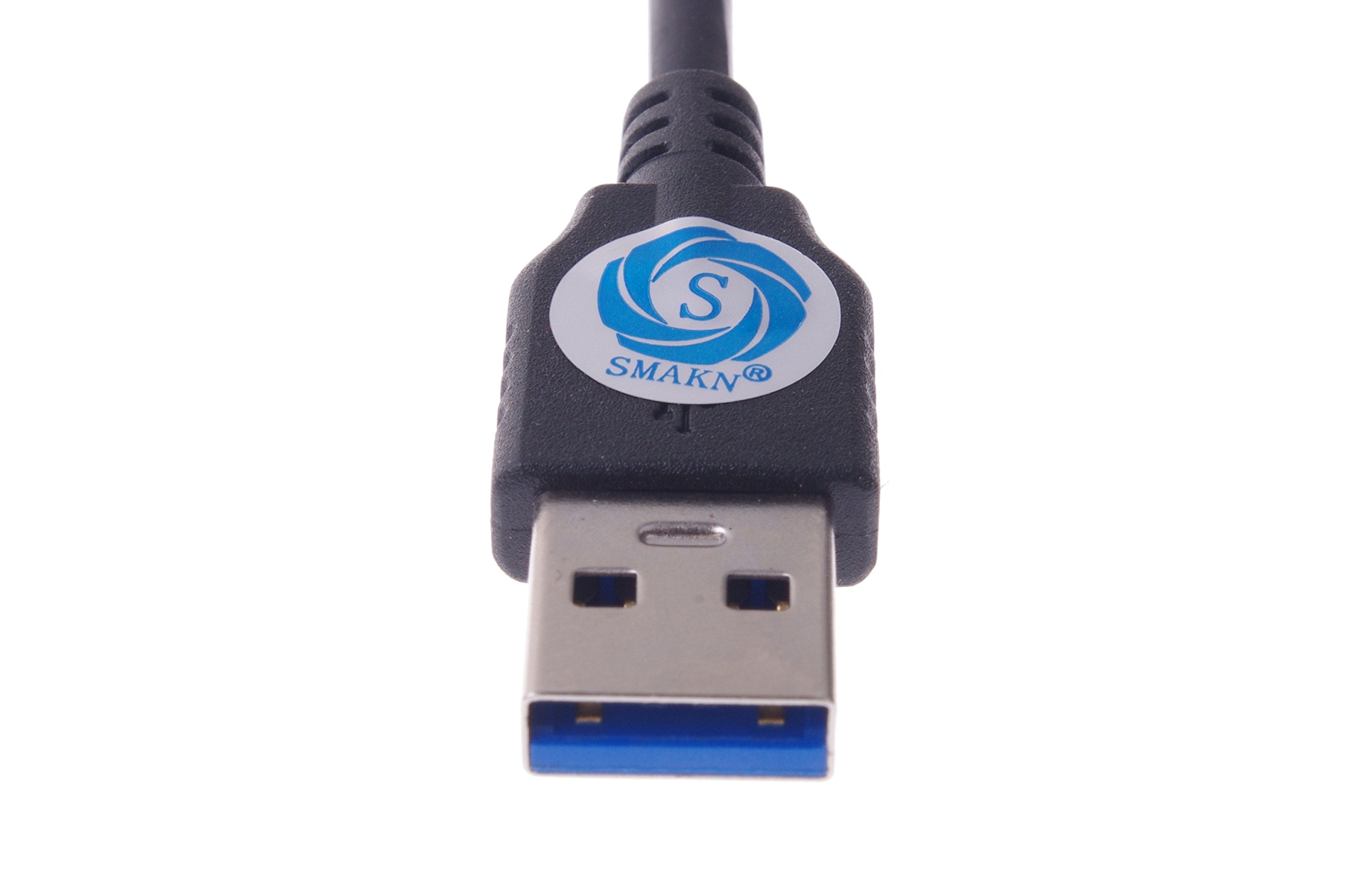 SMAKN USB 3.1 Type C to USB 3.0 Type A Cable - High Speed Data Transfer, Reversible Design - Compatible with MacBook, iPad, Samsung Galaxy, iPhone & Type-C Devices - Perfect for Charging & Syncing Laptops, Tablets & Smartphones