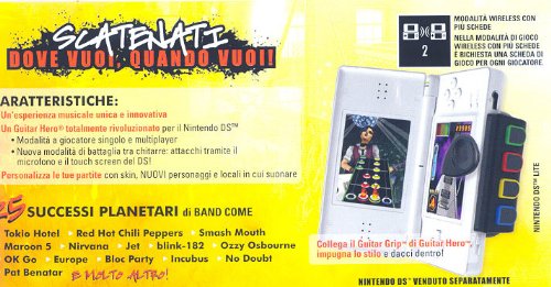 Guitar Hero On Tour - Portable Guitar Game for Nintendo DS | Rock Out Anywhere | Perfect for Travel & Parties
