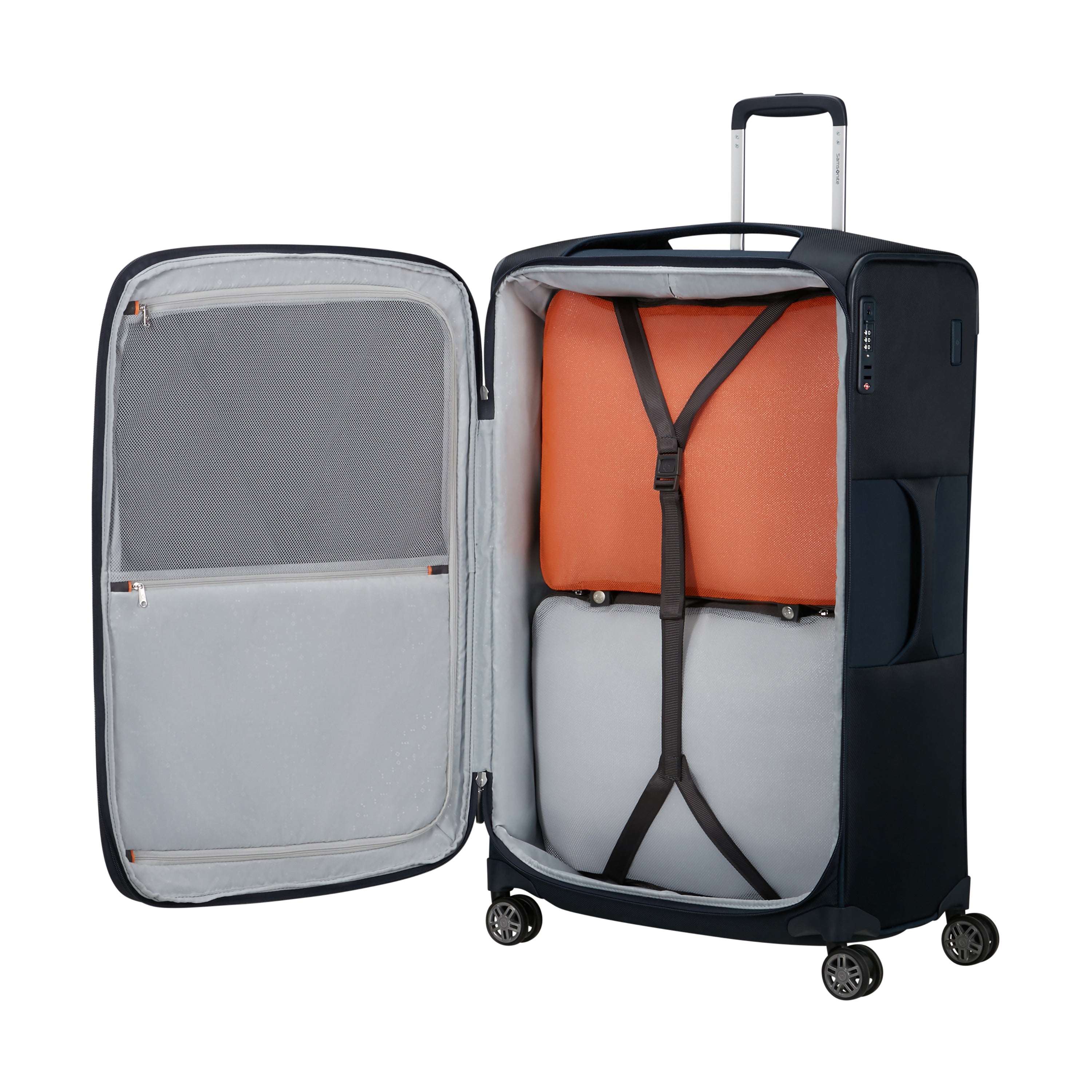 Samsonite Re Lite Spinner Expandable Large Suitcase - Lightweight Durable Travel Luggage for Business Trips & Vacations