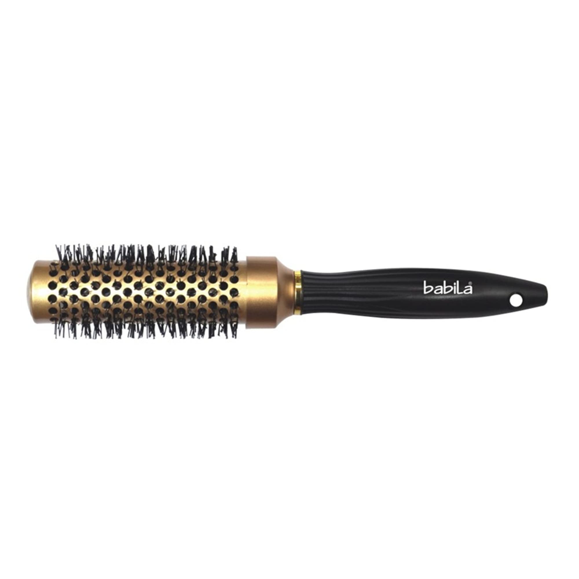 Babila Mini Hot Curl Brush for Hair Styling - Perfect for Travel, Home Use & Salon Styling