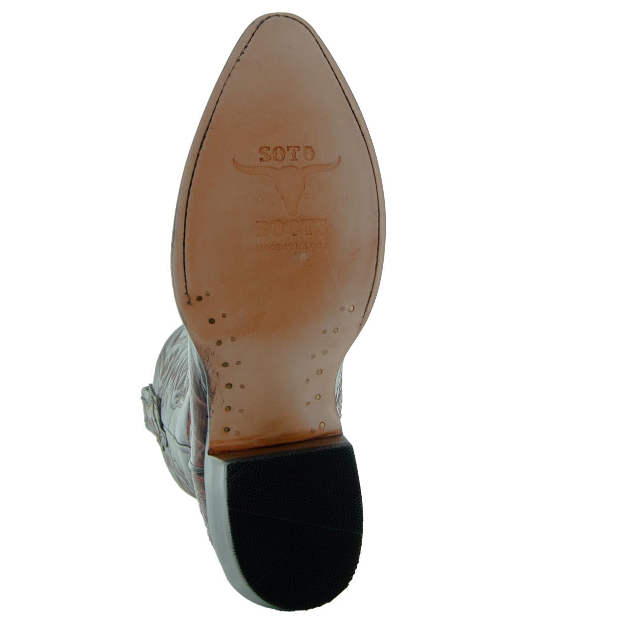 **Soto Boots Men's Gator Tail Print Cowboy Boots - Western Style Exotic Leather Boots for Men H7006 | Perfect for Rodeo, Country Music Festivals & Casual Wear**