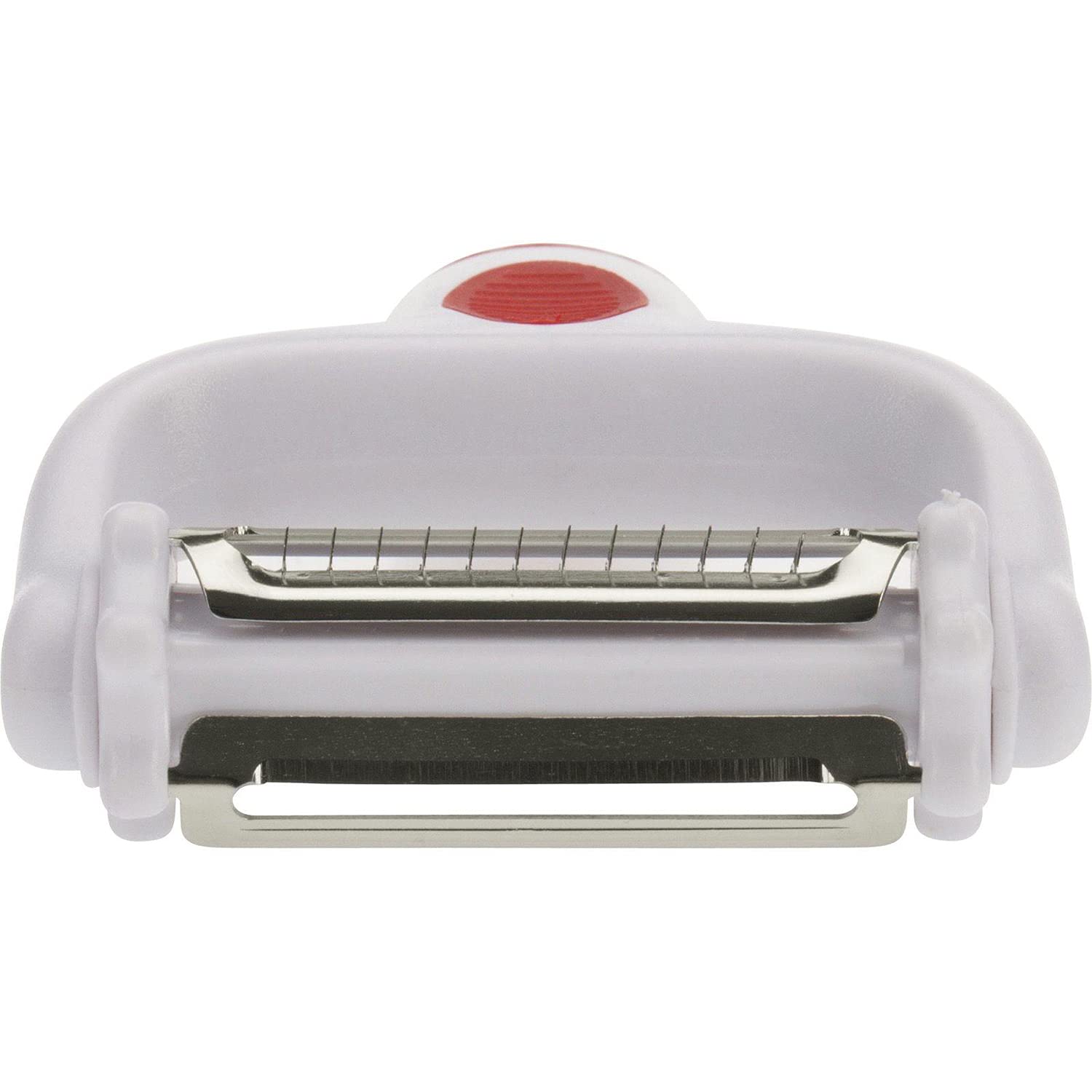 Westmark 3-in-1 Julienne Peeler, Vegetable Peeler & Tomato Slicer - Stainless Steel Multi-Purpose Kitchen Tool for Salad Prep, Garnishing & Healthy Cooking