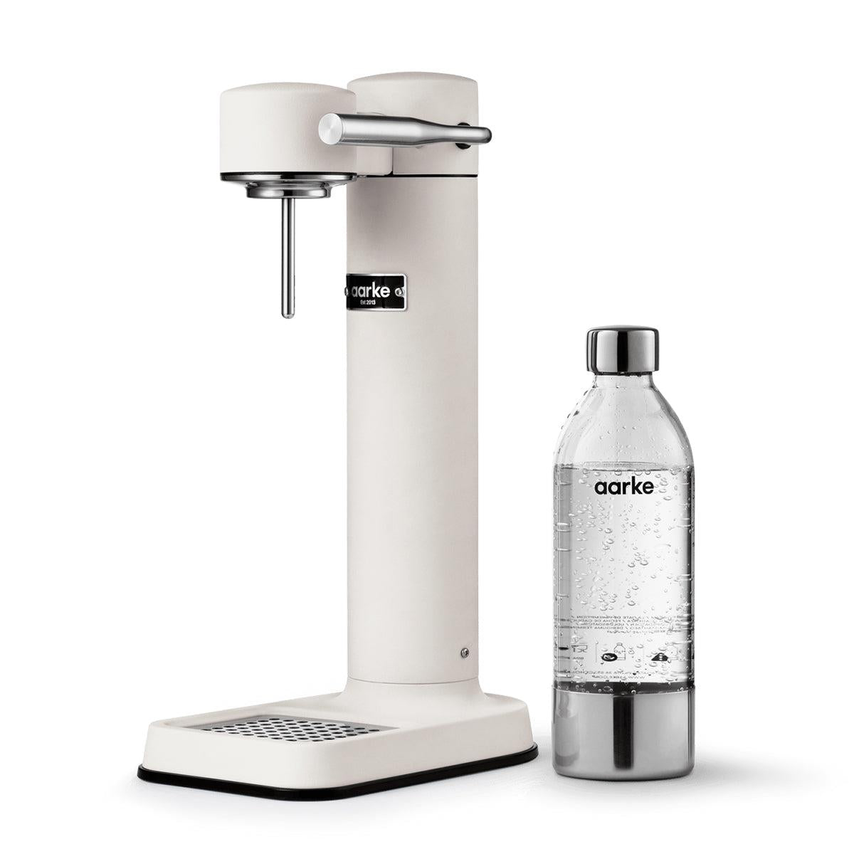 Aarke Carbonator III Sparkling Water Maker - Premium Matte White Home Soda Machine for Fresh Sparkling Water & Carbonated Drinks | Perfect for Kitchen, Office, Parties & Healthy Hydration