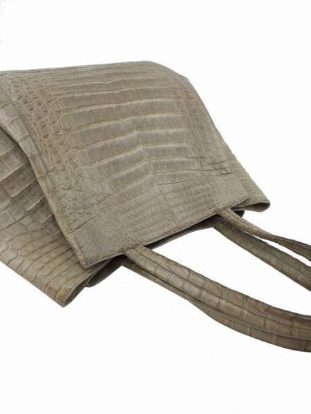 Nancy Gonzalez Genuine Crocodile Leather Large Tote Bag for Women - Luxury Designer Handbag for Work, Travel & Everyday Use