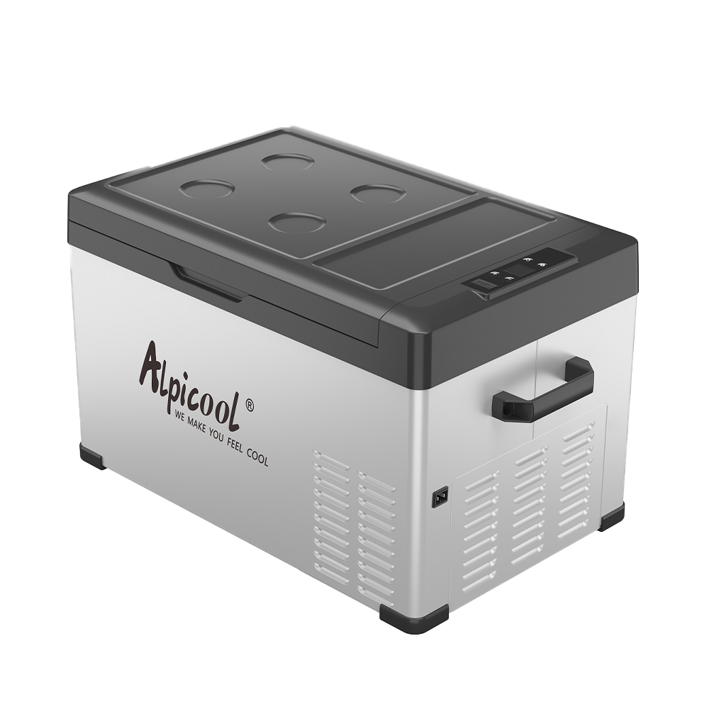 Alpicool C30 Portable Car Refrigerator 12V/24V DC - Compact Freezer for Road Trips, Camping & Outdoor Adventures - Certified Refurbished