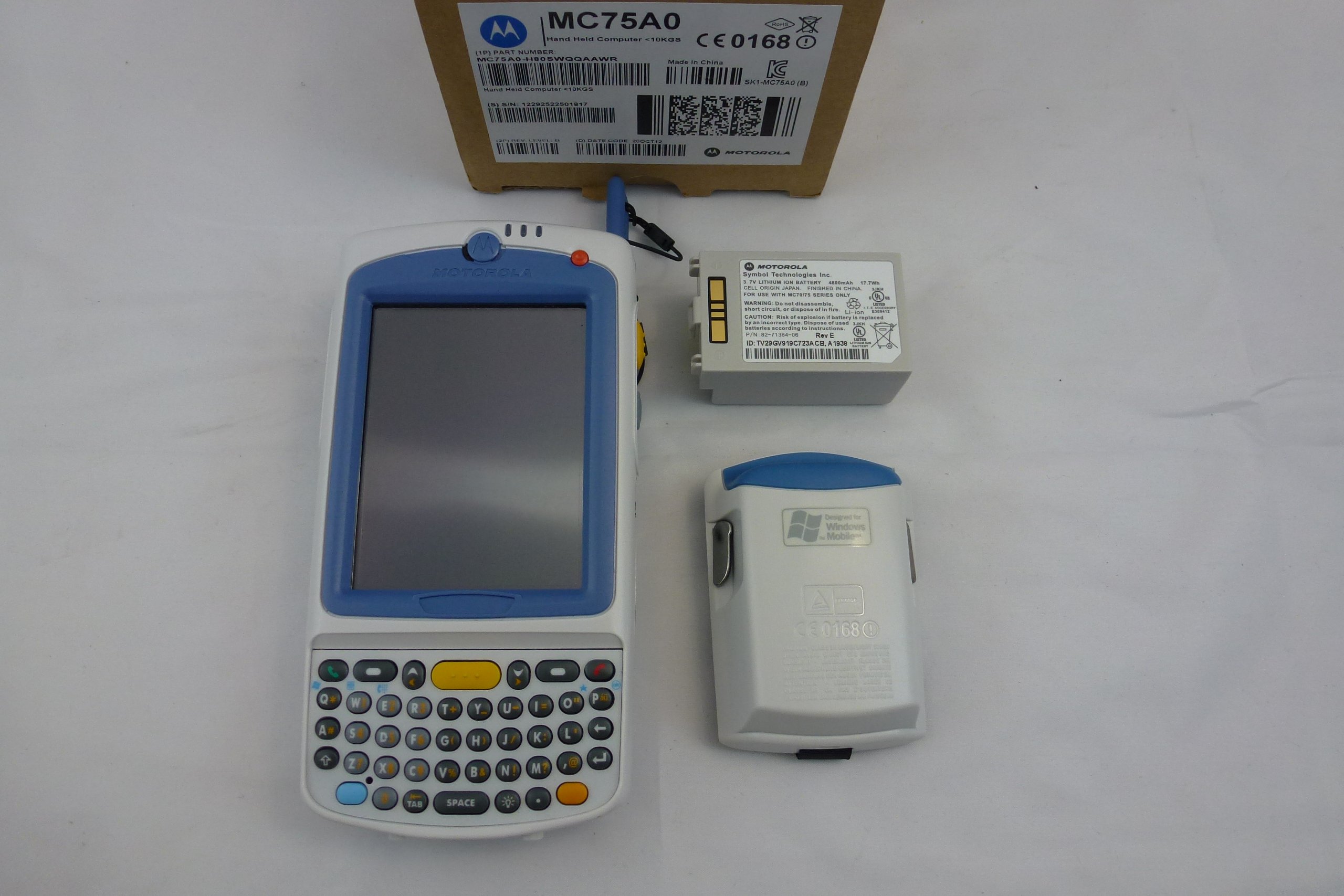 Motorola MC75A0 Handheld Computer - Rugged PDA for Warehouse & Retail