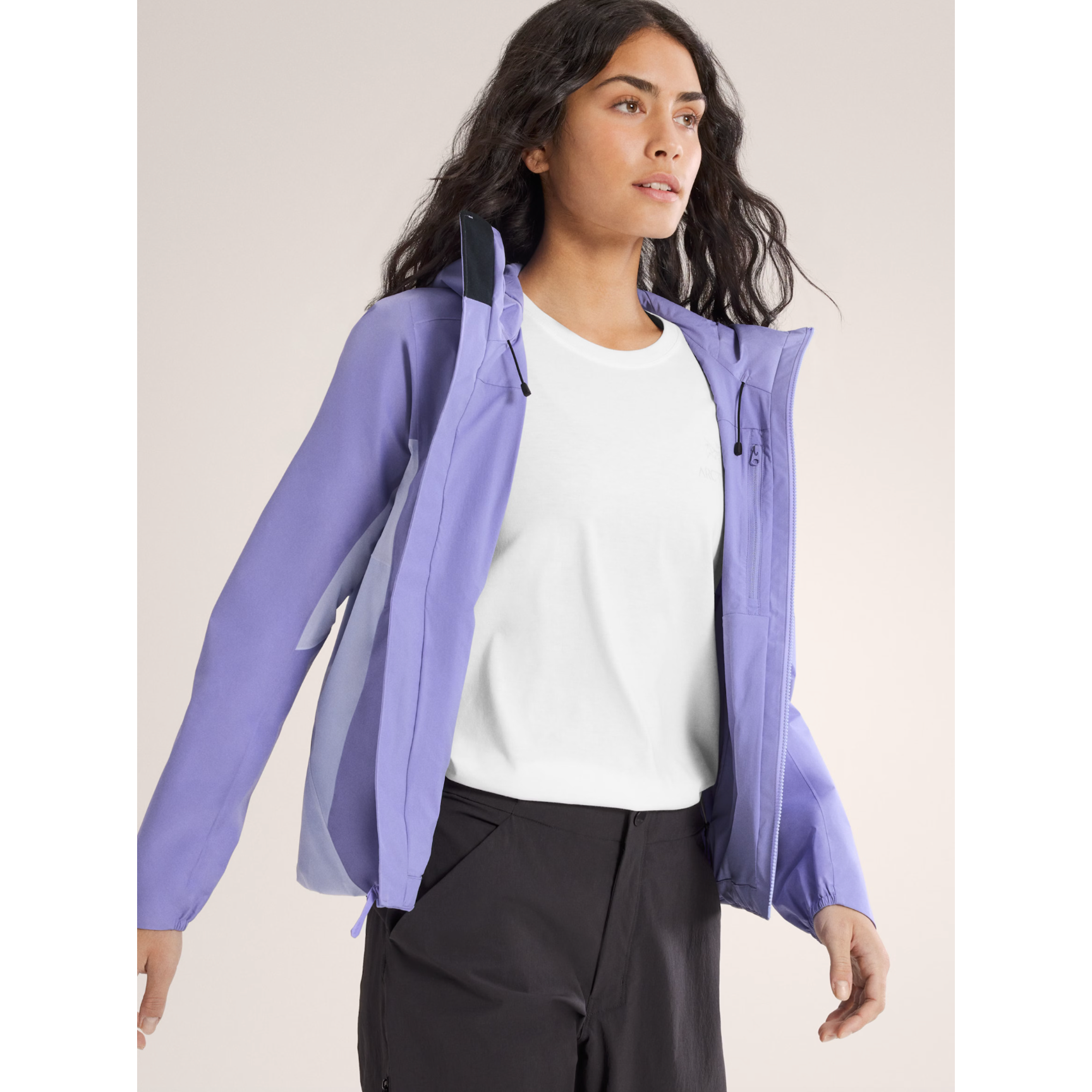 Arc'teryx Women's Solano Hoody - Lightweight Waterproof Windbreaker Jacket for Hiking, Running & Outdoor Activities