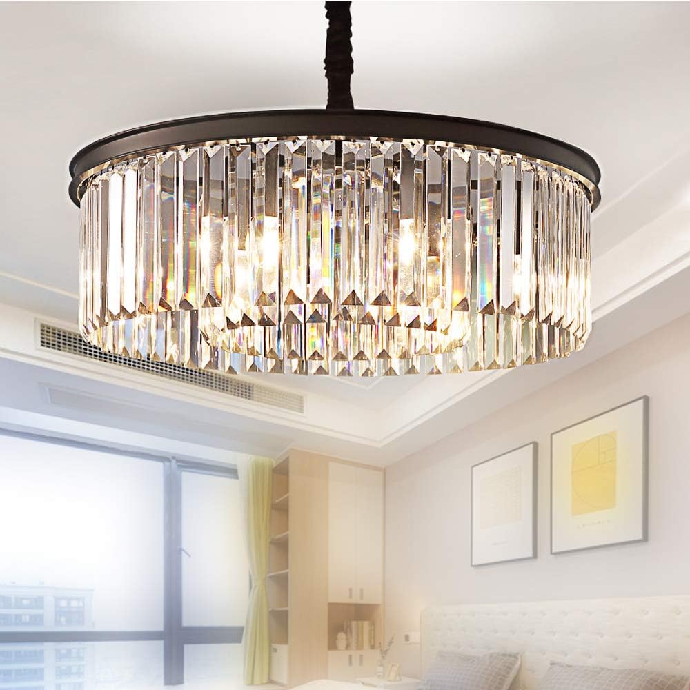 Modern Crystal Chandelier - 21.6