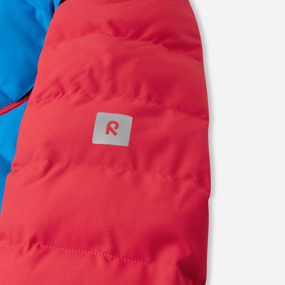 Reima Kuosku Boys Ski Jacket - Waterproof Winter Jacket for Kids, Tomato Red | Warm Snow Jacket for Skiing, Snowboarding & Outdoor Winter Activities