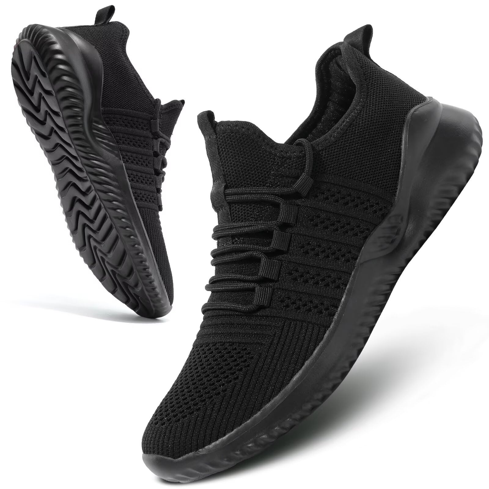 Men's Lightweight Walking Shoes - Casual Jogging & Running Sneakers for Work, Outdoor & Sports | Breathable Athletic Shoes for Daily Wear, Gym & Travel