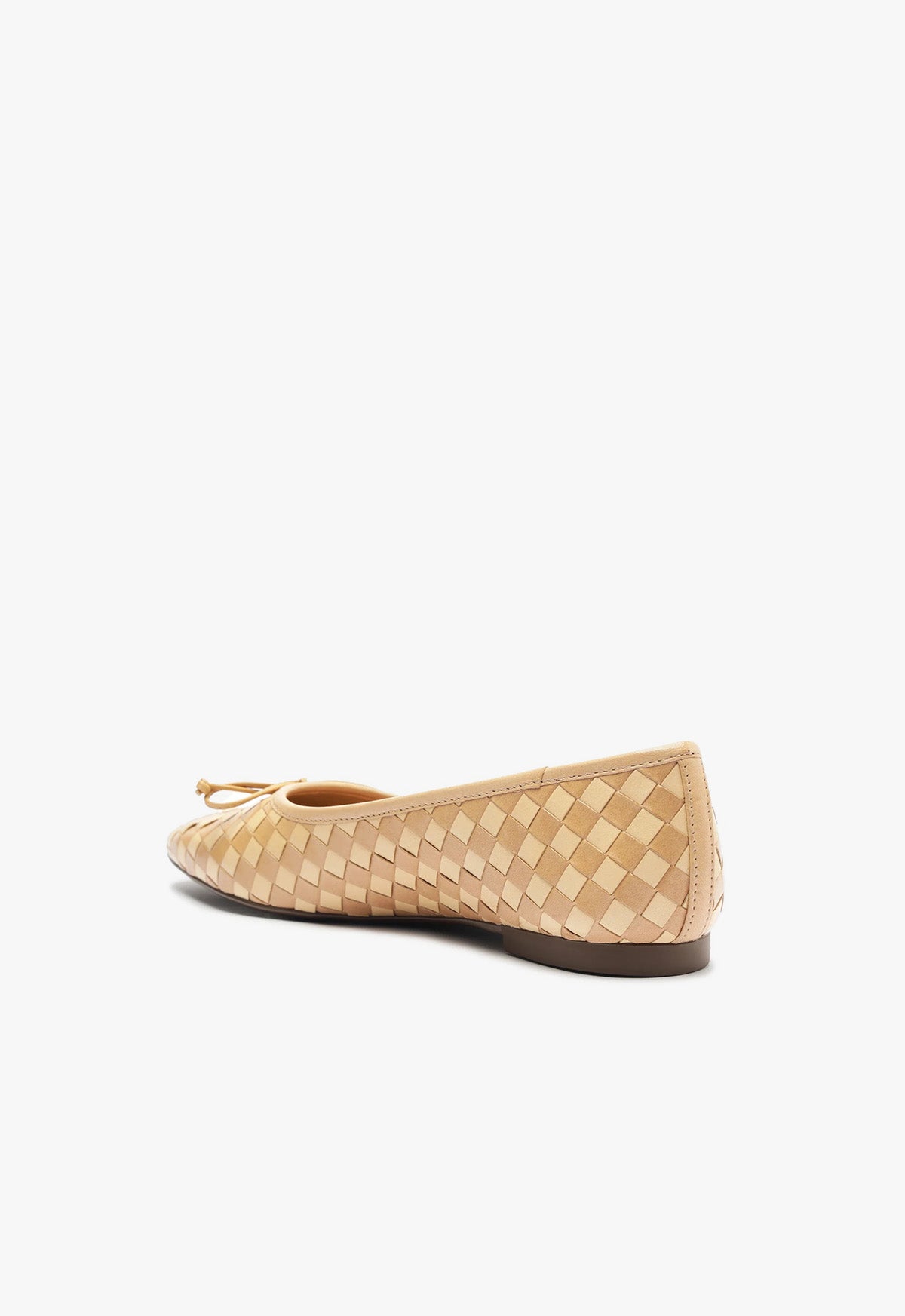 Arissa Women's Woven Leather Flats - Comfortable Slip-On Ballet Shoes for Work, Travel & Casual Outfits