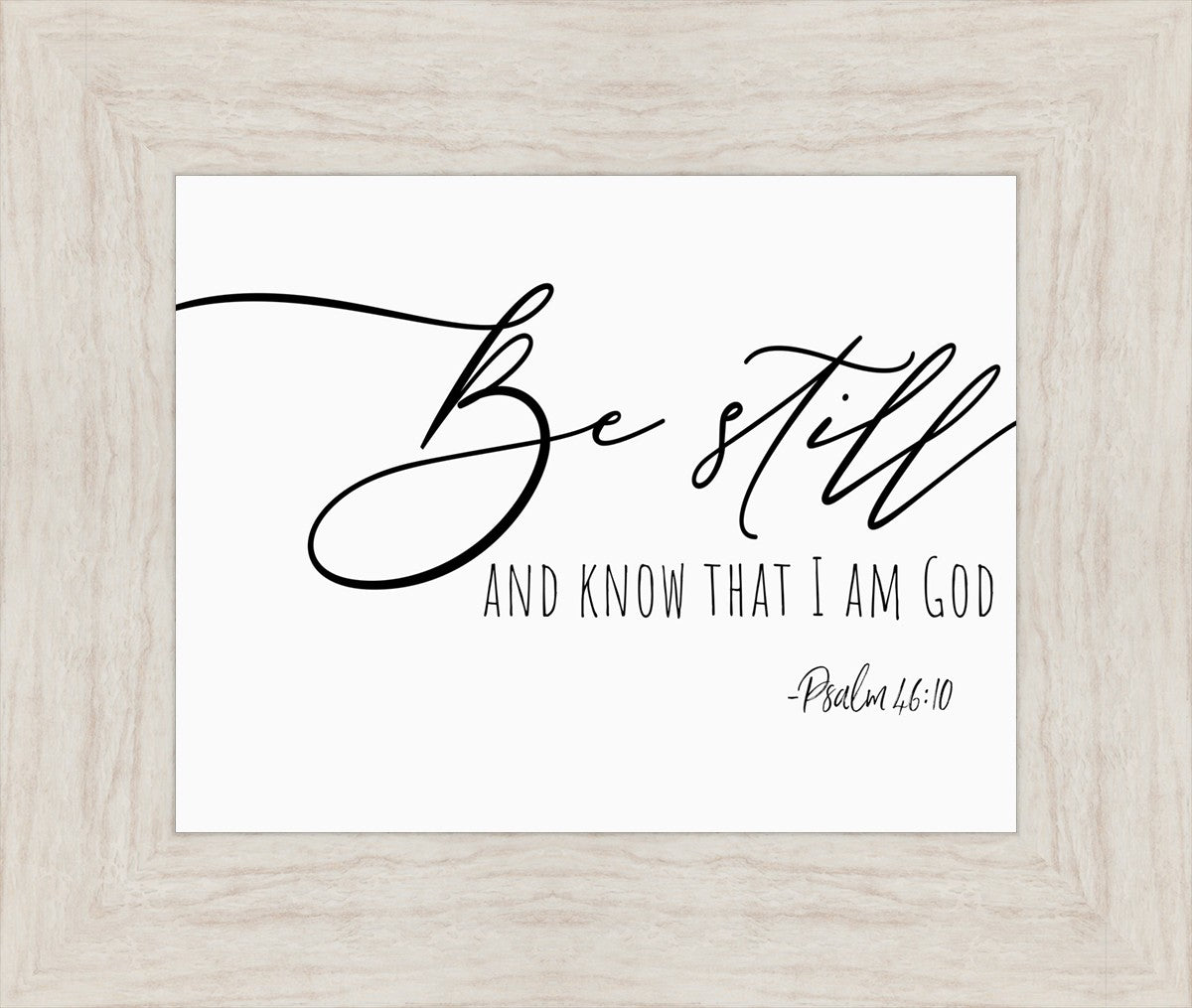 Be Still By Paige Tilly - Inspirational Wall Art Decor for Home & Office - Perfect for Living Room, Bedroom or Gift Giving