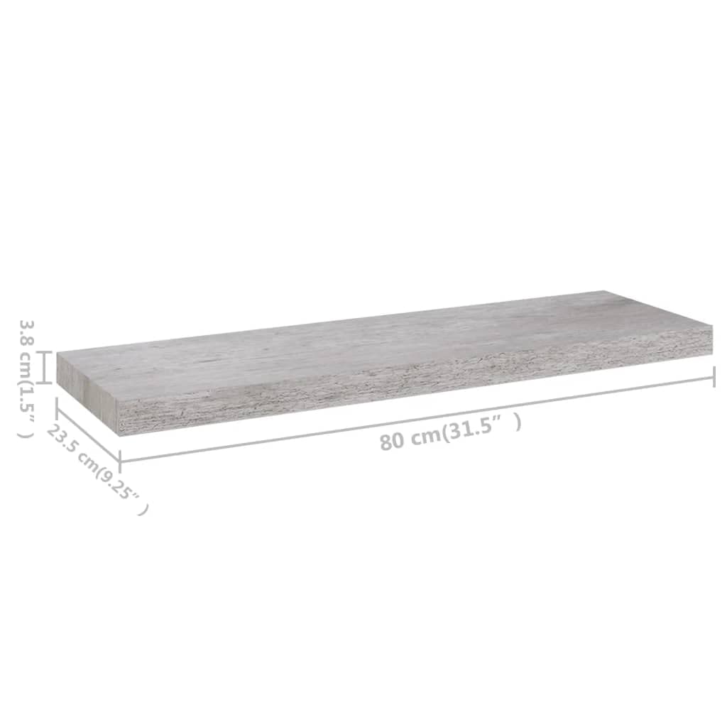 Floating Wall Shelf Set - 31.5