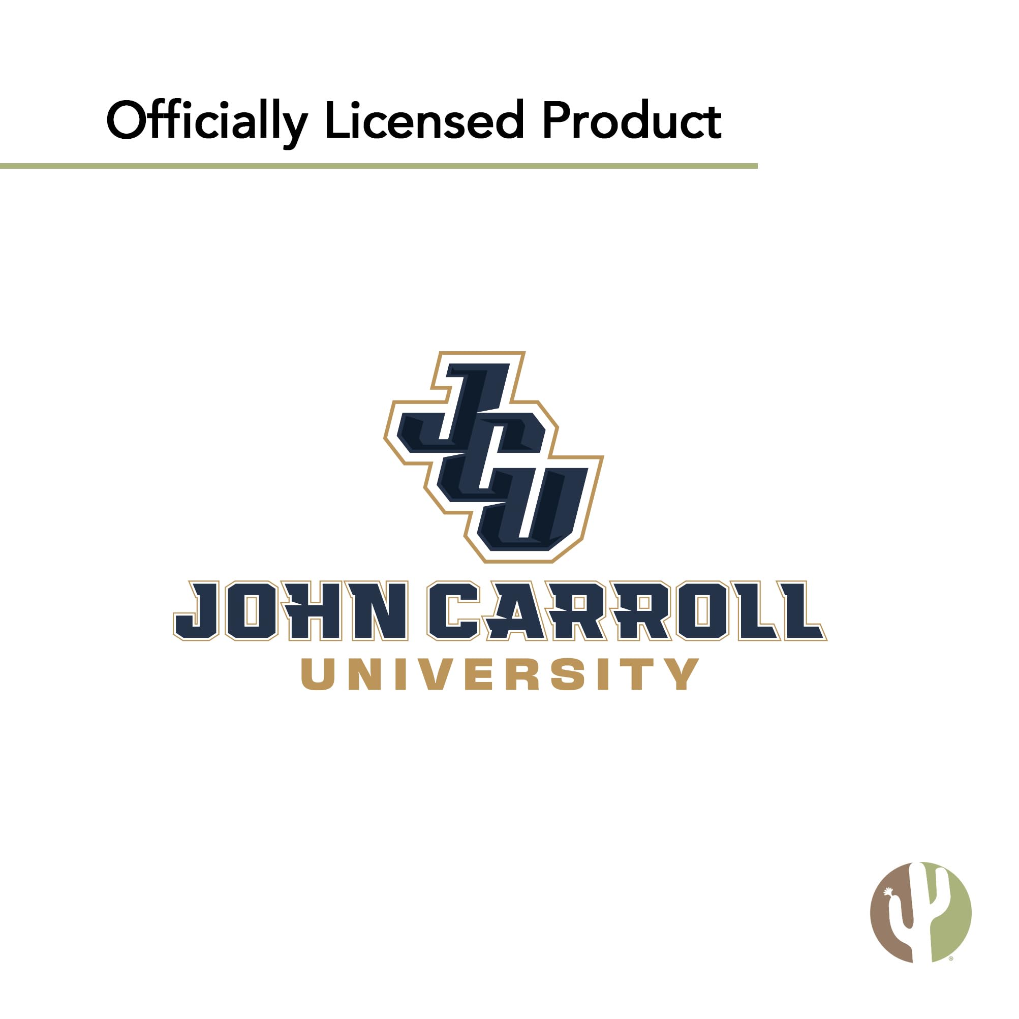 Desert Cactus John Carroll University Sticker | JCU Blue Streaks Vinyl Decals for Laptop, Water Bottle, Car & Scrapbook | Durable Waterproof Decal Sheet | Perfect for School Spirit, College Dorm Decor & Fan Gear