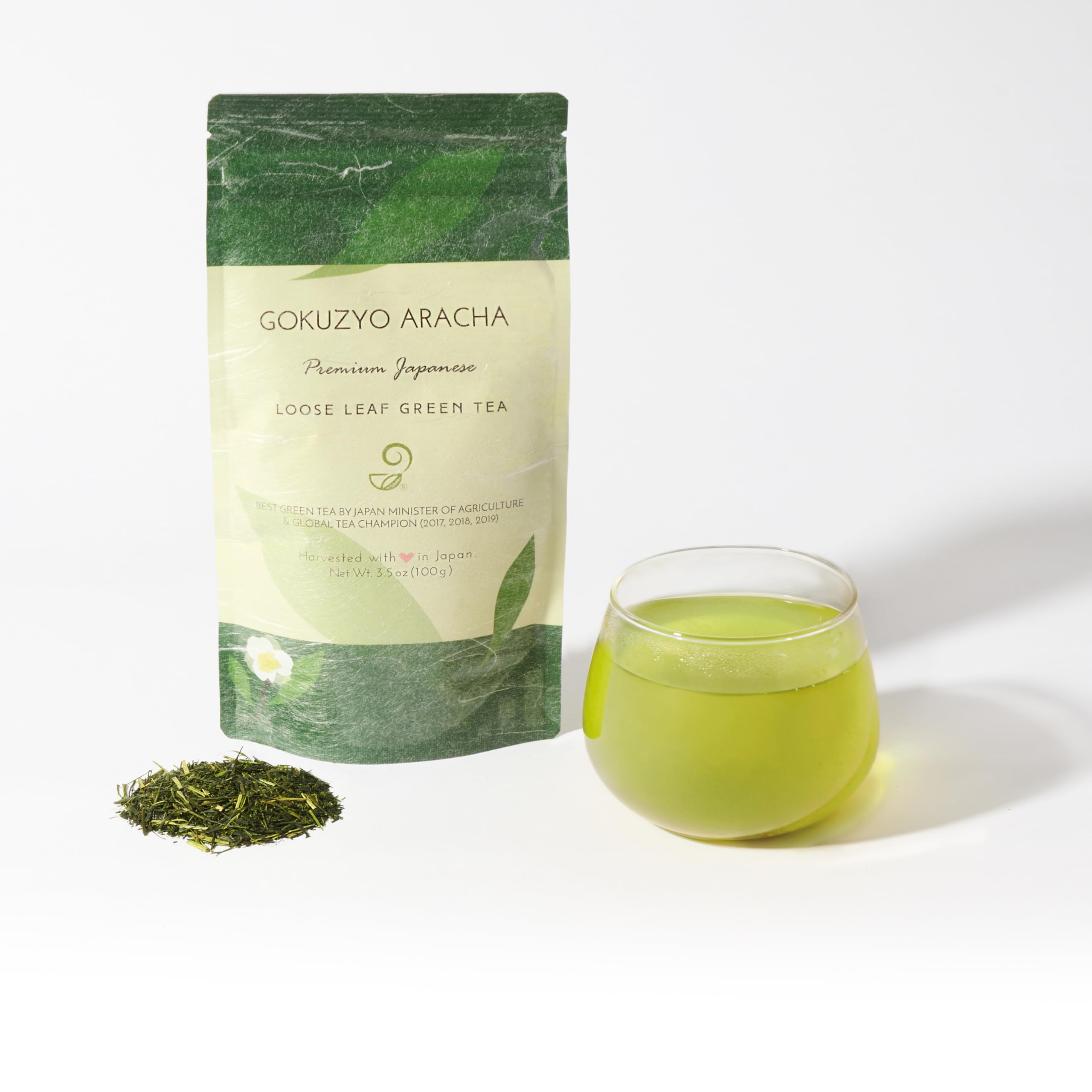 Premium Japanese Green Tea Assortment - Gyokuro, Gokuzyo Aracha, Issaku, Nozomi & Teabag Set - Non-GMO, Delicate Flavor - Perfect for Tea Lovers, Gifts & Relaxation Moments