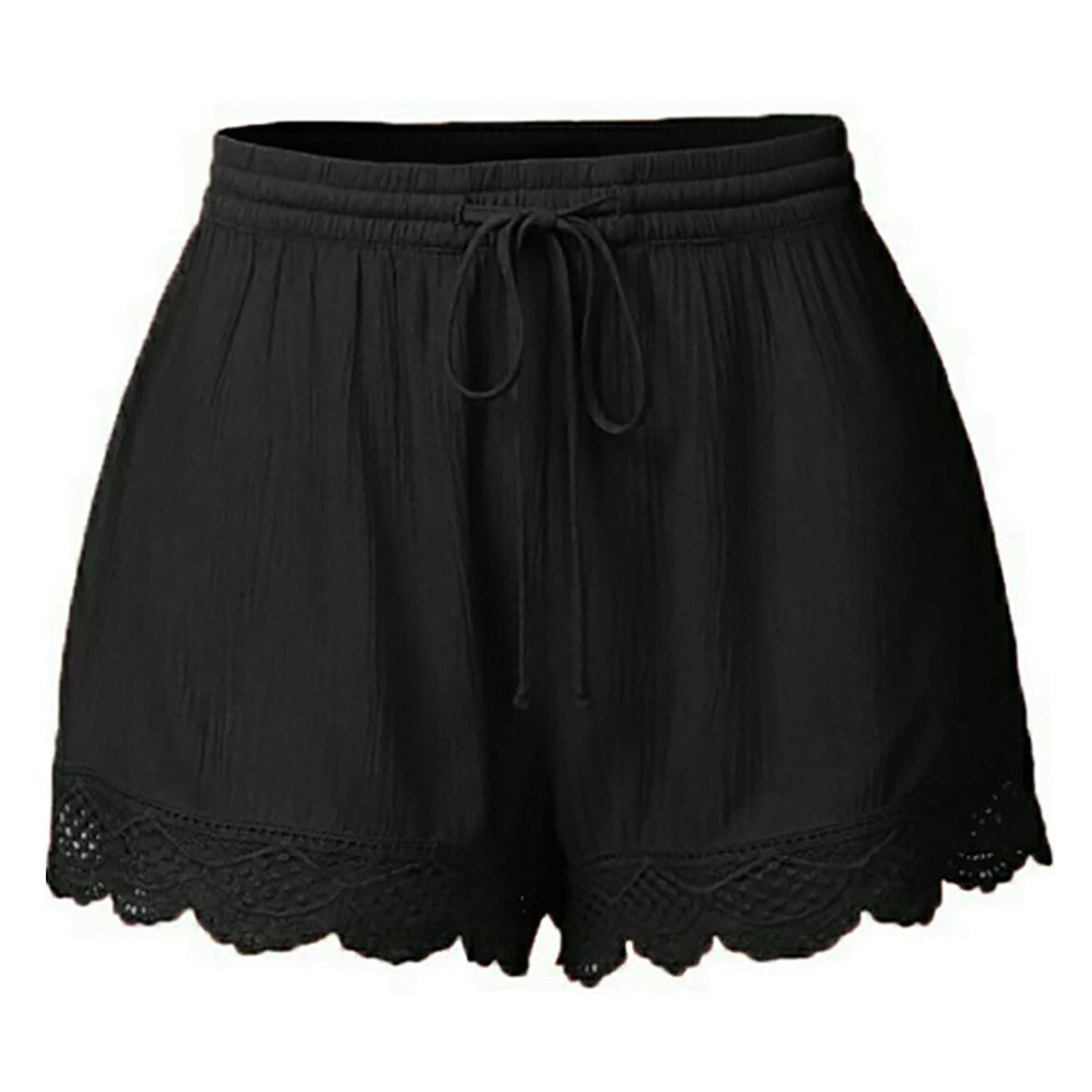 Trendy Plus Size Women's Shorts with Pockets - Comfy Summer Casual Wear