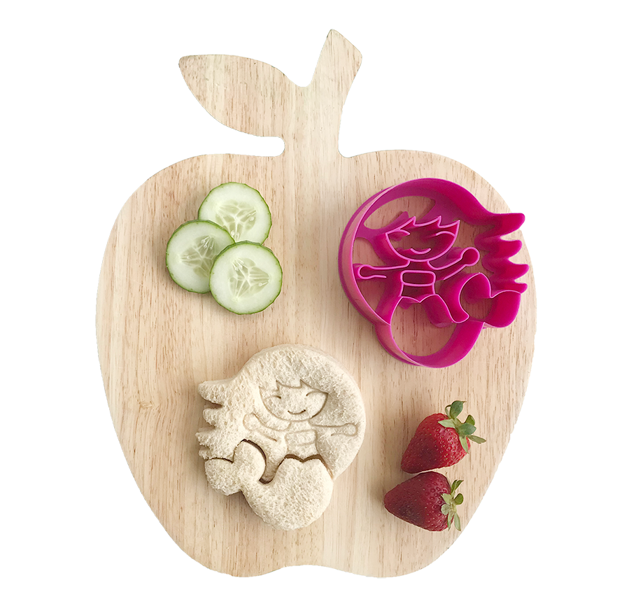 Lunch Punch Sandwich Cutter Set - Fun Mermaid Shape Sandwich Cutters for Kids, Perfect for School Lunches, Picnics, and Party Snacks