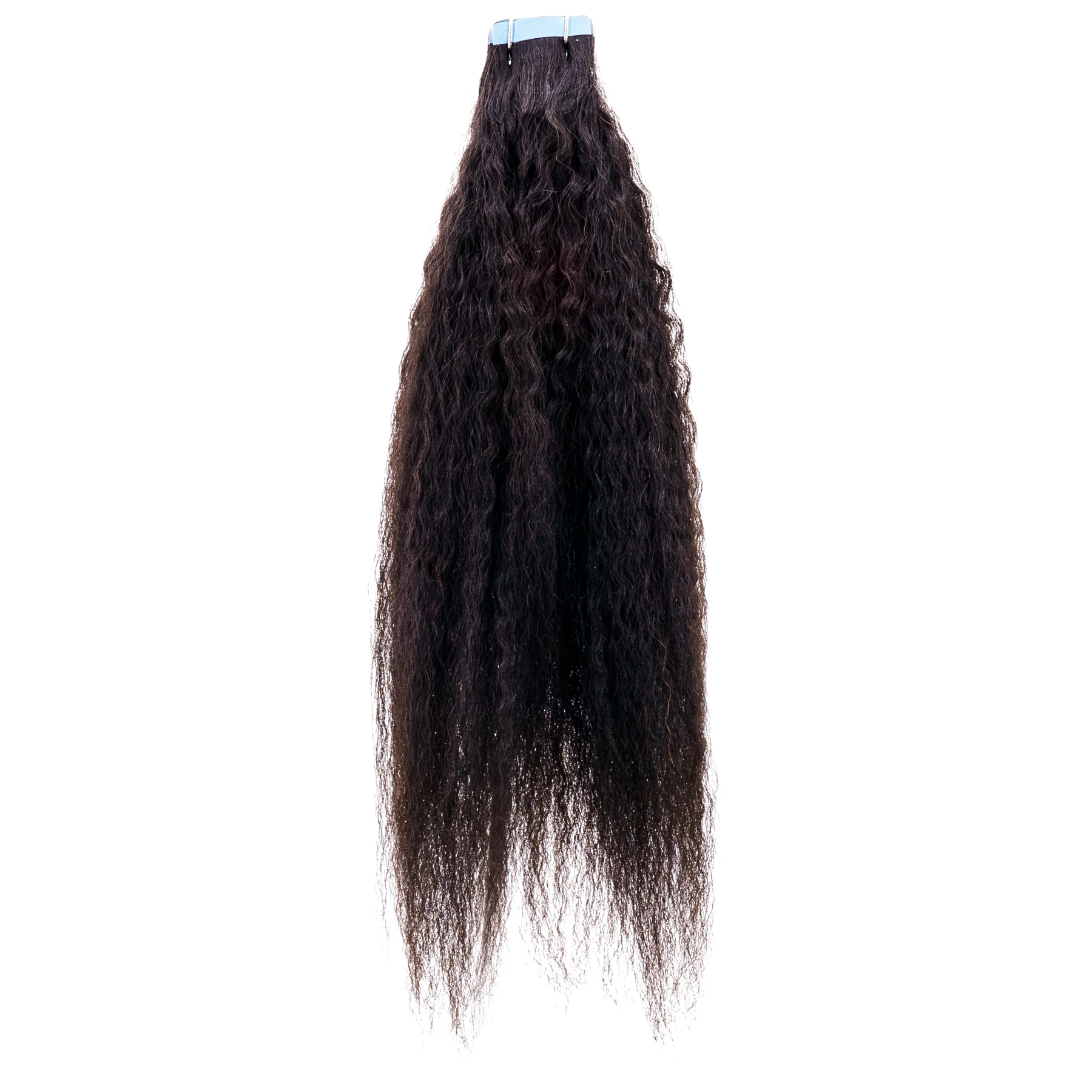 100% Human Hair Tape In Extensions - Kinky Straight Hair Extensions for Length & Volume | Perfect for Styling, Parties & Everyday Wear