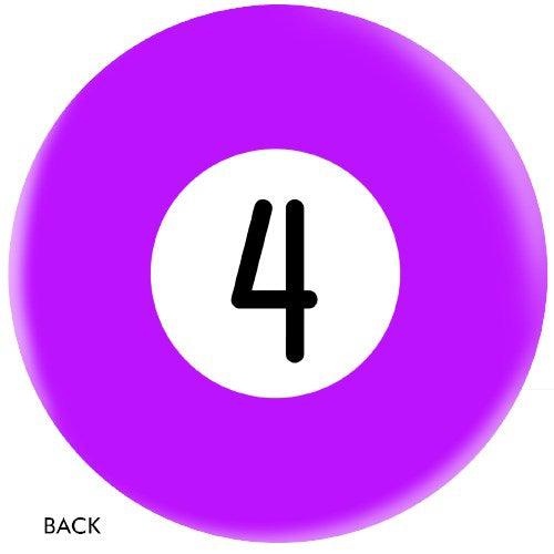 OnTheBallBowling Billiards Bowling Ball - Purple 4-Pack for Professional & Casual Bowling | Perfect for League Play, Practice & Home Bowling Alley