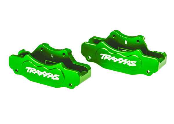 High-Performance Aluminum Front Brake Calipers - Left & Right Pair (2) for Enhanced Braking - Perfect for Car Upgrades, Racing & Performance Vehicles