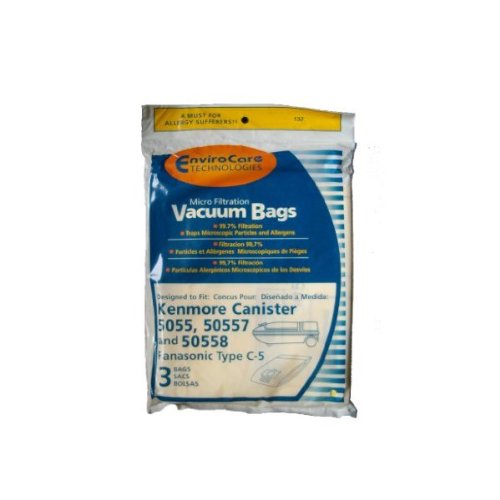 Kenmore 5055 Vacuum Bags 3-Pack for Upright Vacuums