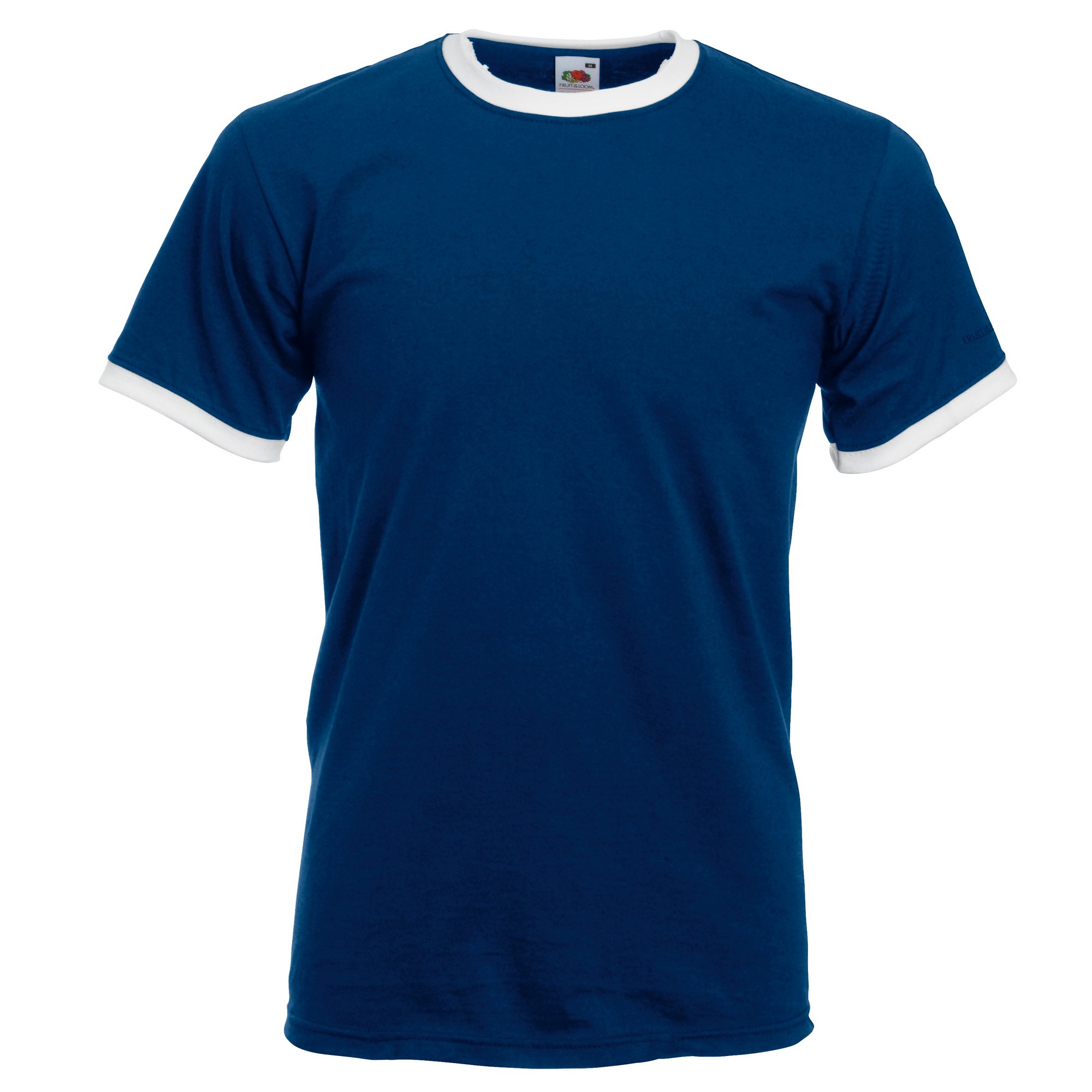 Fruit of The Loom Men's Ringer Short Sleeve T-Shirt | Comfortable Cotton Blend Tee for Casual Wear & Everyday Outfits | Perfect for Gym, Lounge & Street Style