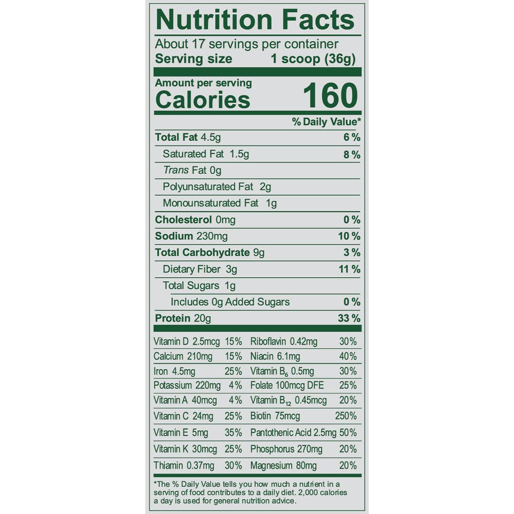 Vega Essentials Plant-Based Protein Powder, Chocolate Flavor - Vegan, Keto, Low Carb, Dairy-Free, Gluten-Free Pea Protein with Superfoods, Vitamins & Antioxidants for Men & Women, 1.4 lb (Packaging May Vary) - Perfect for Post-Workout Recovery, Smoothies & Healthy Meal Replacement