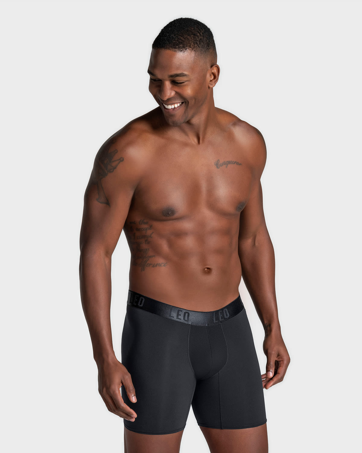3 Pack Moisture-Wicking Athletic Boxer Briefs with Side Pocket - Breathable Underwear for Men, Gym & Running Comfort