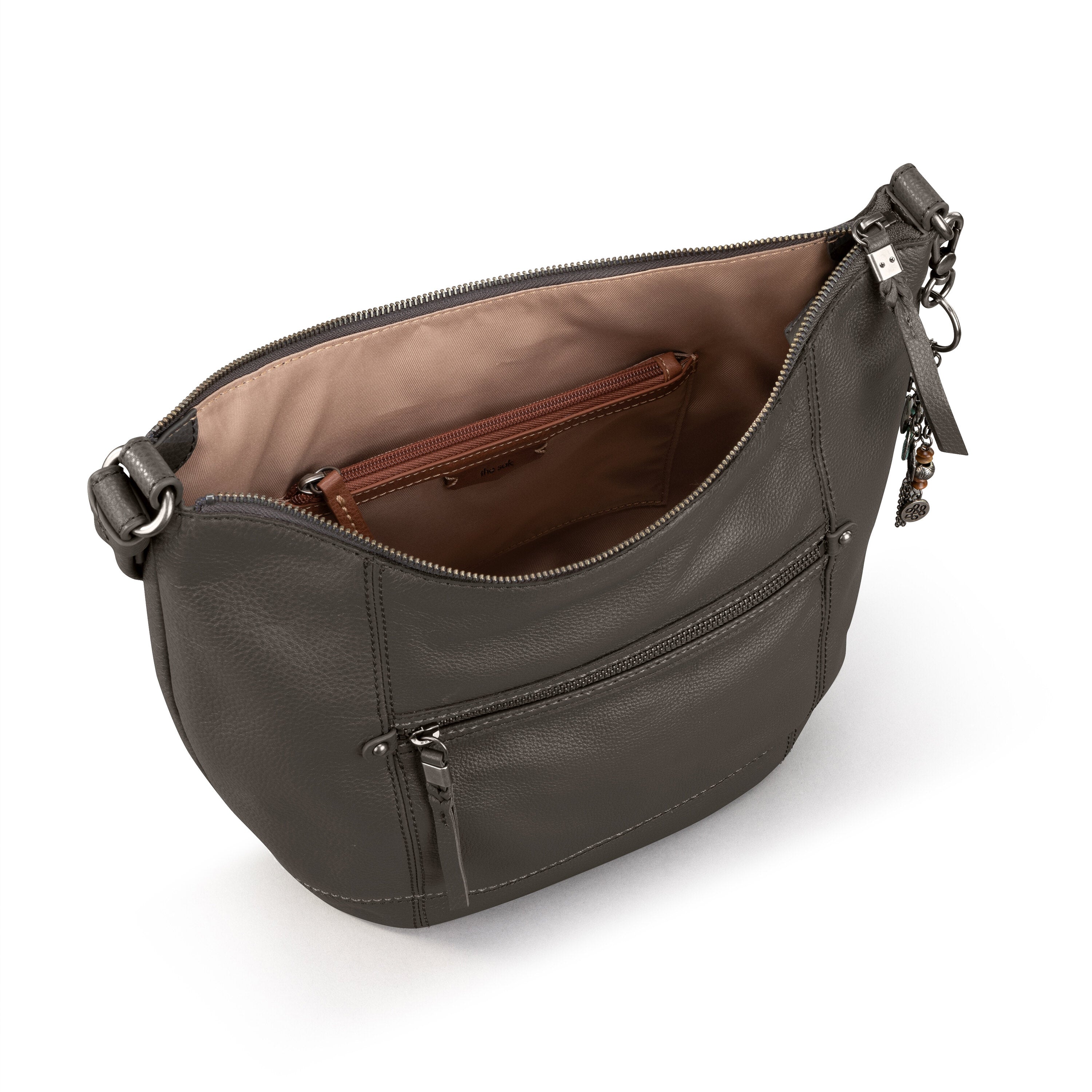Premium Genuine Leather Hobo Bag with Smartphone Pocket - Perfect Gift Set for Women - Ideal for Work, Travel & Everyday Use