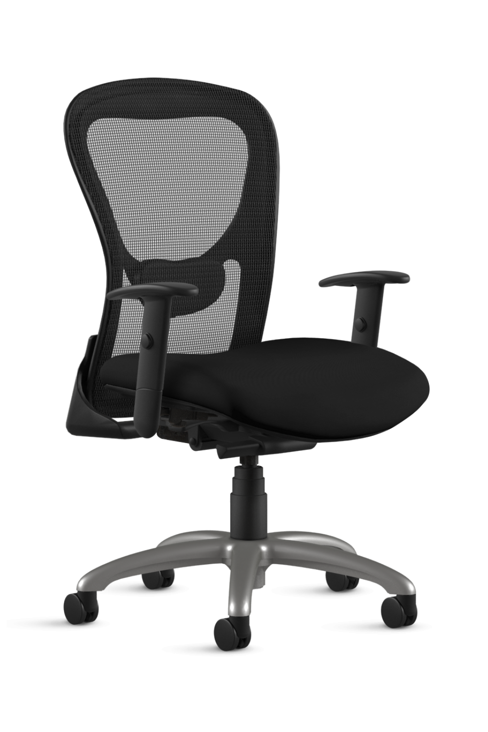 9 to 5 STRATA Mid Back Task Chair (1560) - Ergonomic Office Chair for Home & Work, Adjustable Height & Lumbar Support - Perfect for Desk Work, Gaming & Study