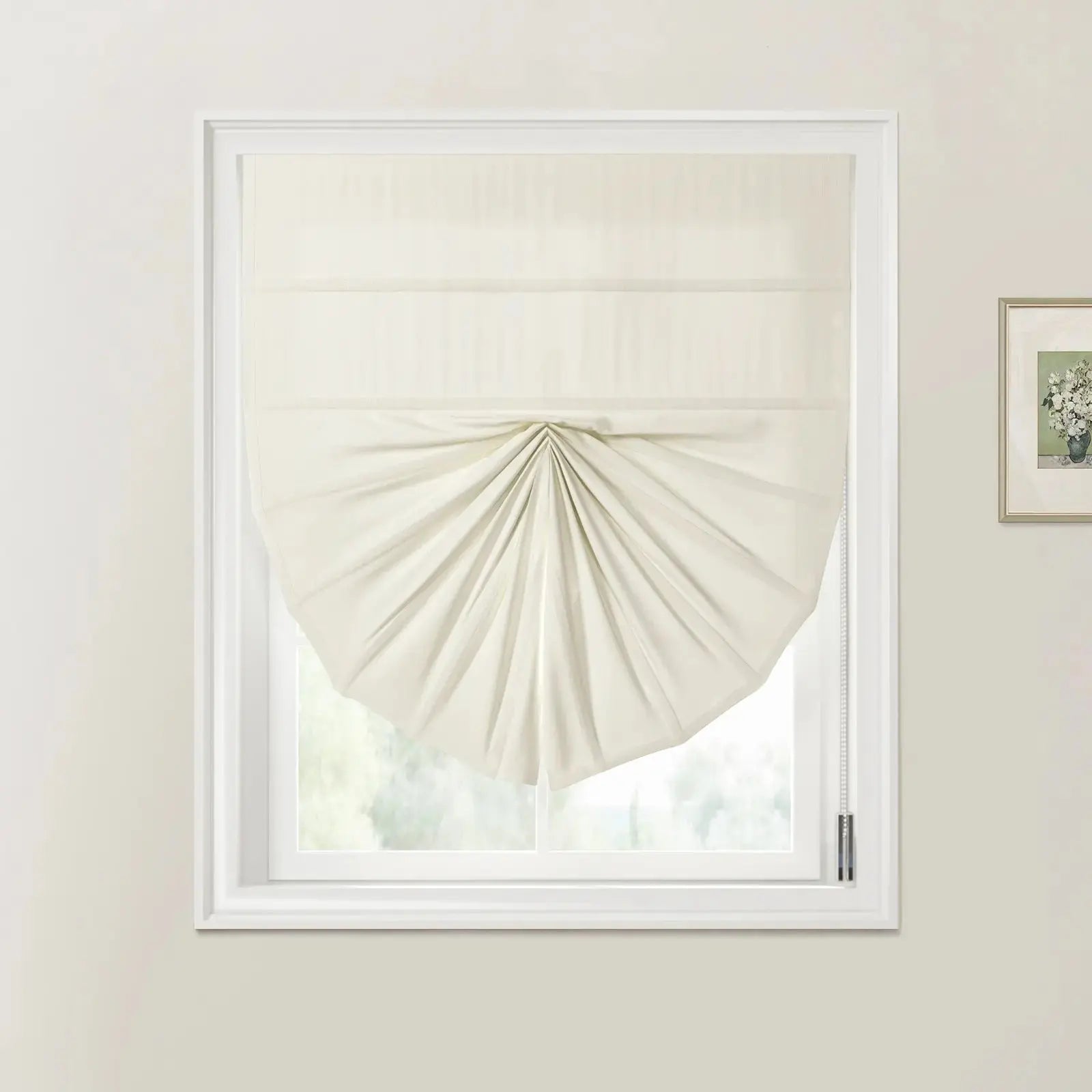 Custom Roman Shades with Cord Lift - Blackout Window Blinds for Bedroom & Living Room - Elegant Home Decor & Light Control Solution